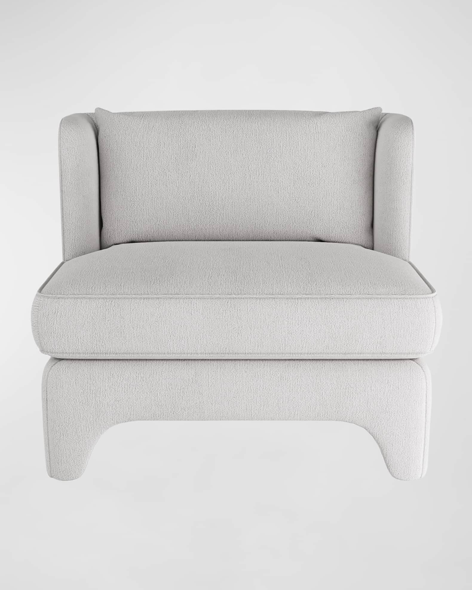 Ava Boucle Lounge Chair 1