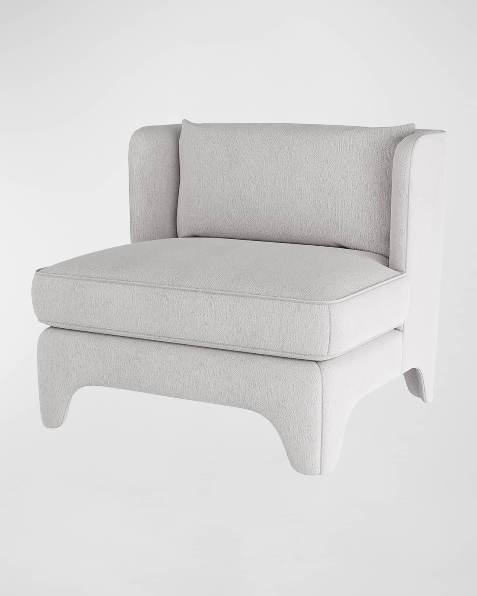 Ava Boucle Lounge Chair 0