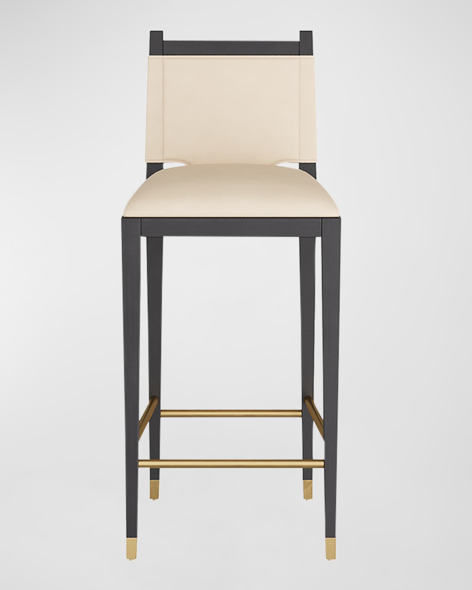 Burdock Leather Bar Stool, 32" 1