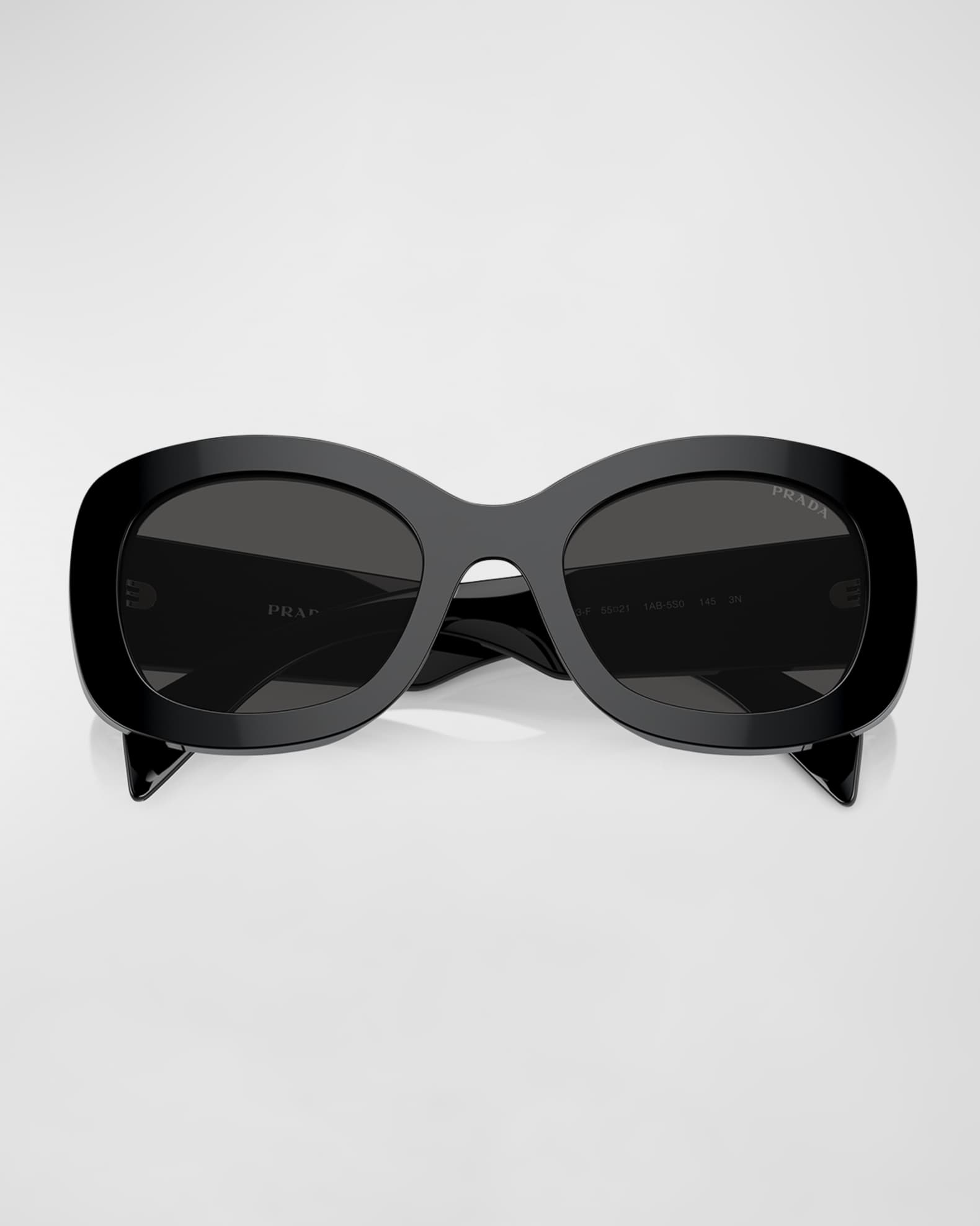 Louis様　PRADA Prada Oversized Logo Acetate & Plastic Oval Sunglasses