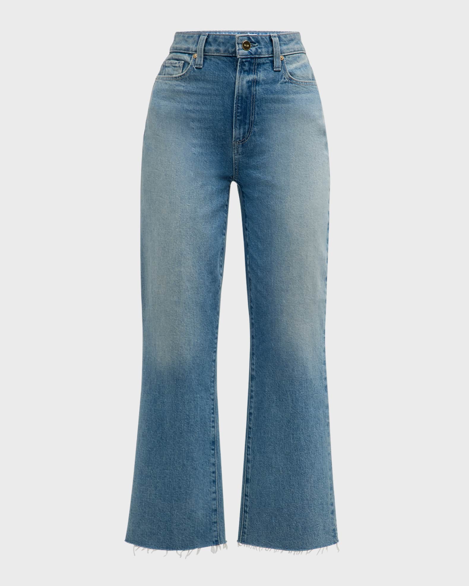 Courtney Flare Raw Hem Jeans 0