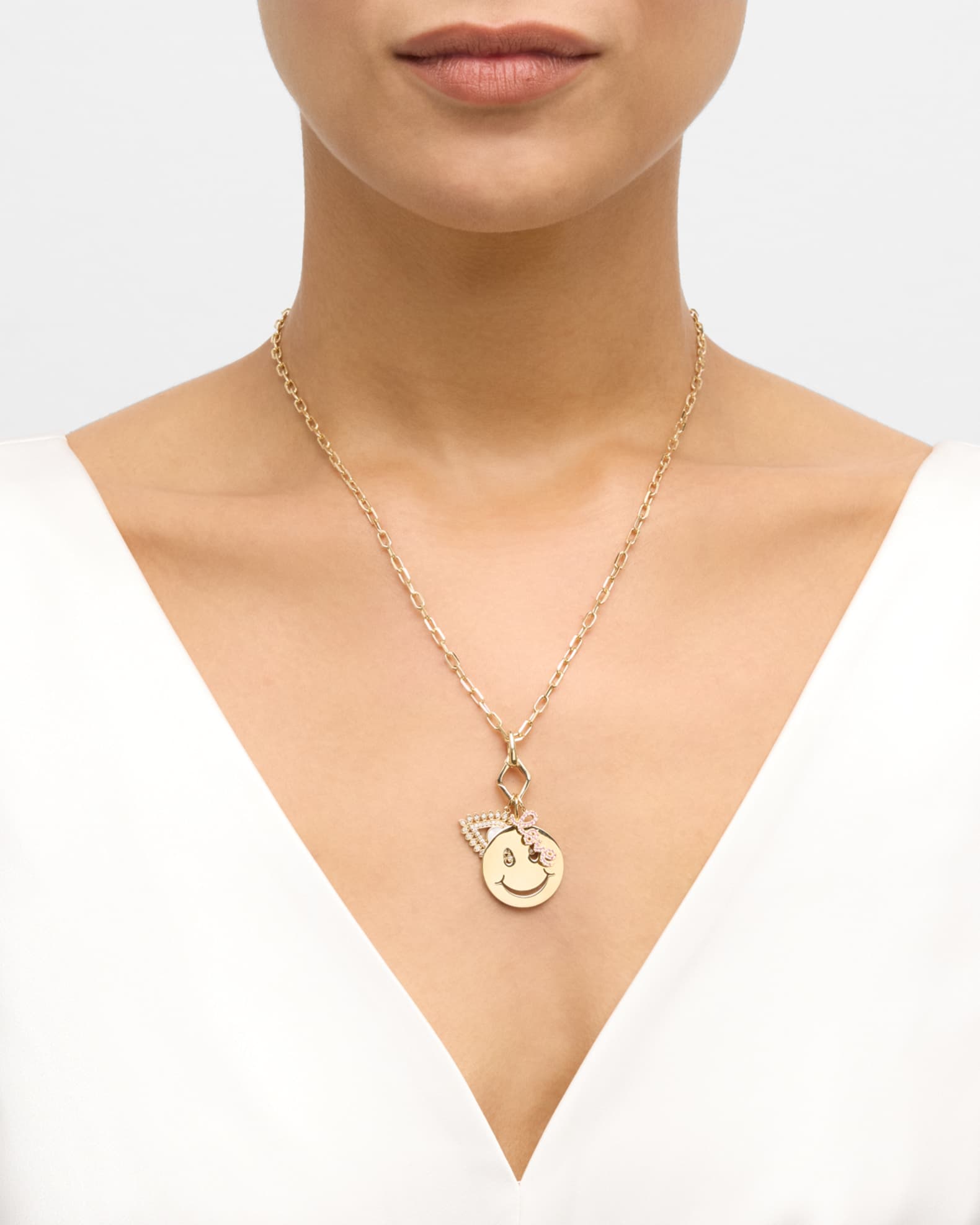 Sydney Evan 14K Love, Protection and Happiness Combo
