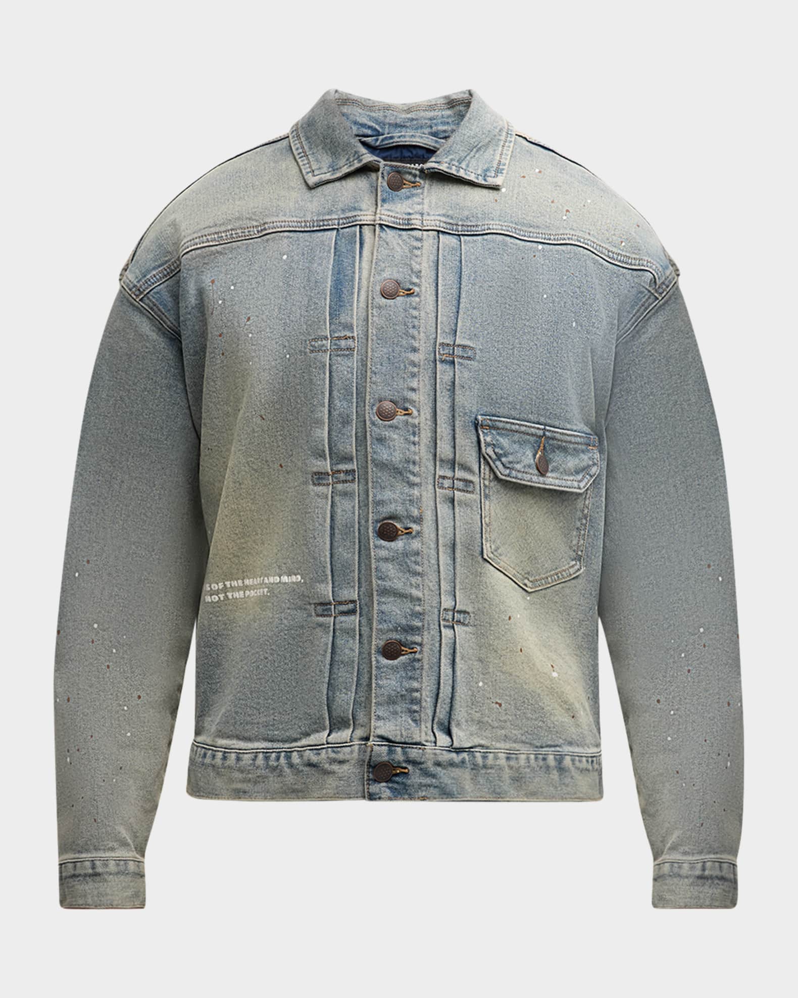 Billionaire boys club jean jacket discount