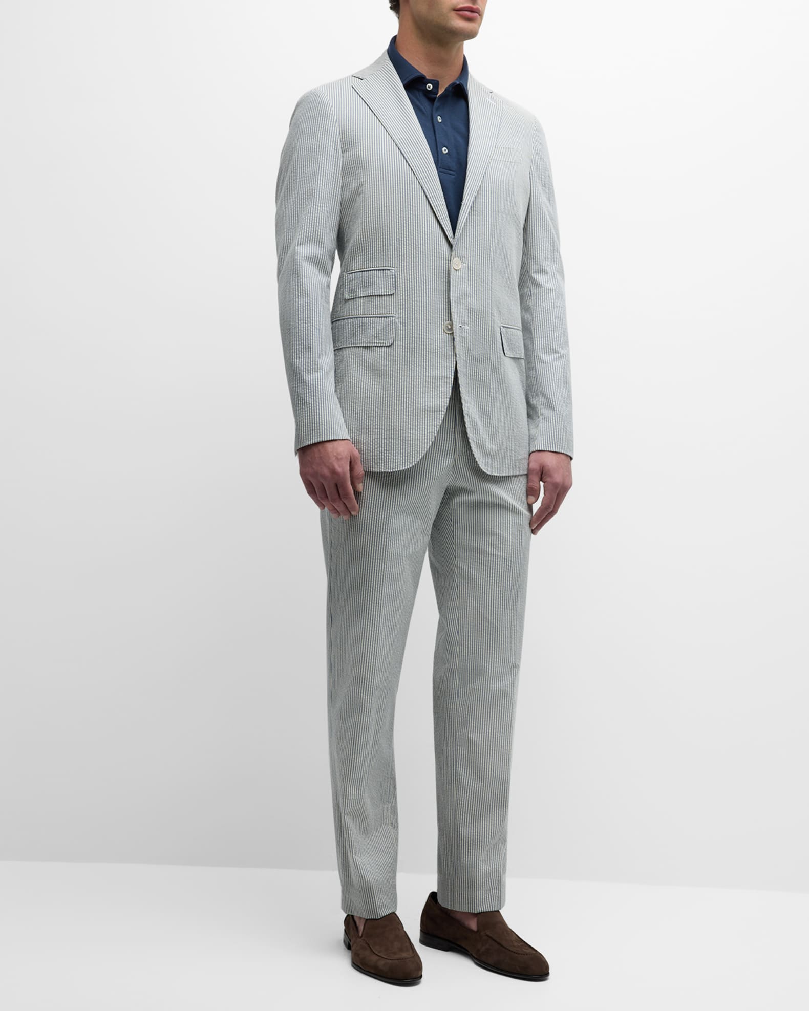 Sid Mashburn Men's Virgil No. 2 Seersucker Sport Jacket | Neiman Marcus
