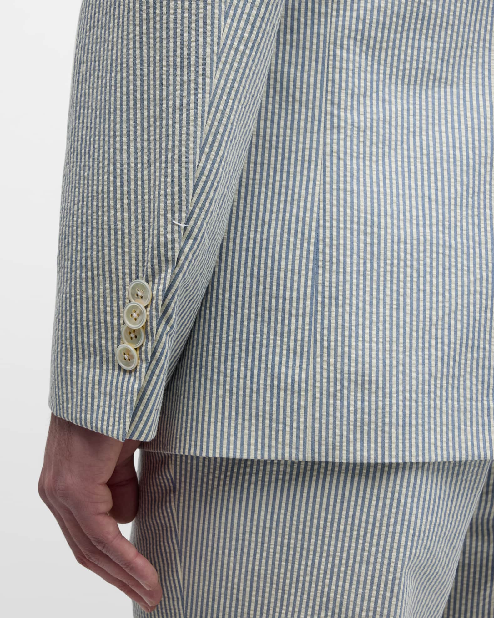 Sid Mashburn Men's Virgil No. 2 Seersucker Sport Jacket | Neiman Marcus