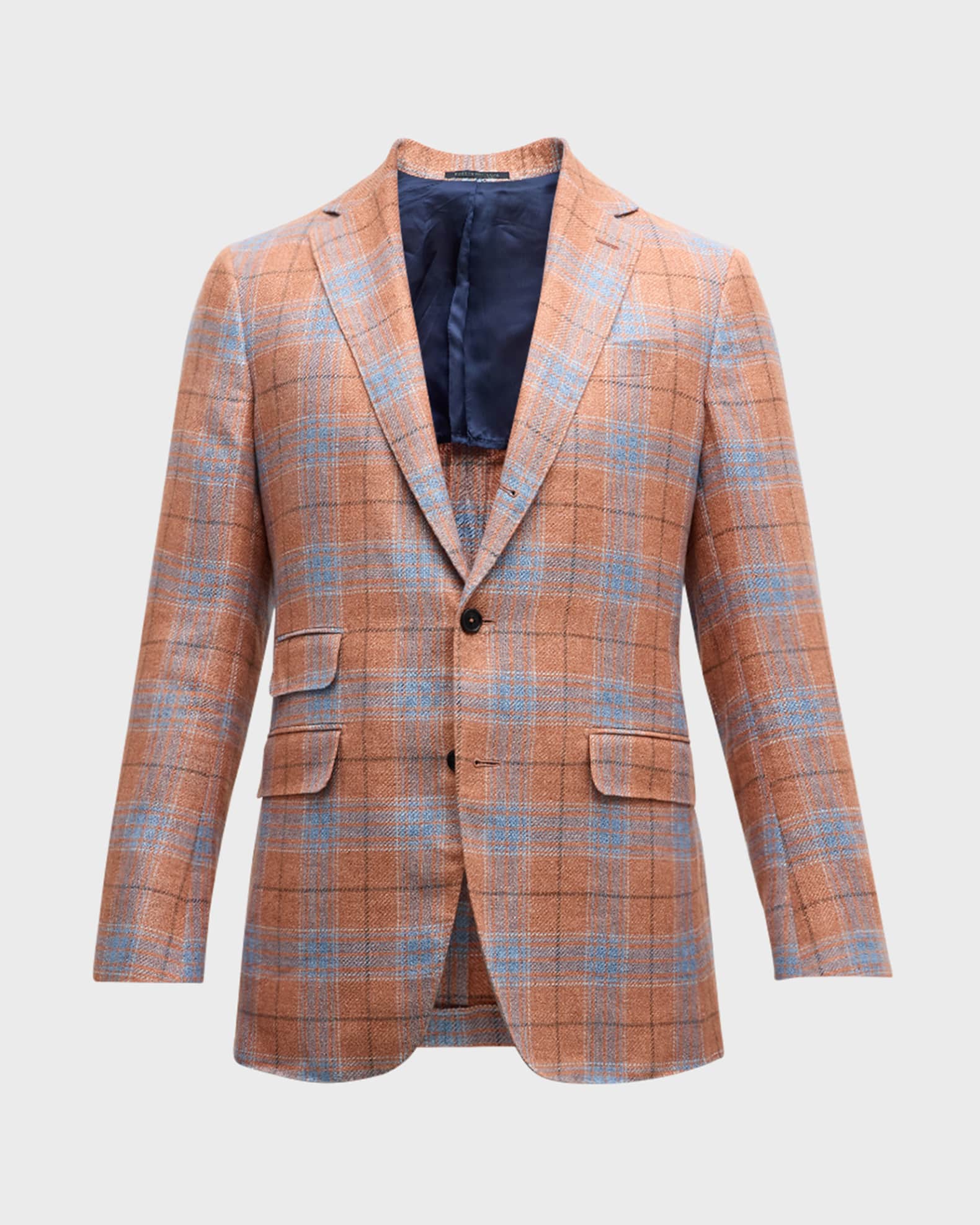 Sid Mashburn Men's Virgil No. 2 Plaid Hopsack Sport Coat | Neiman Marcus
