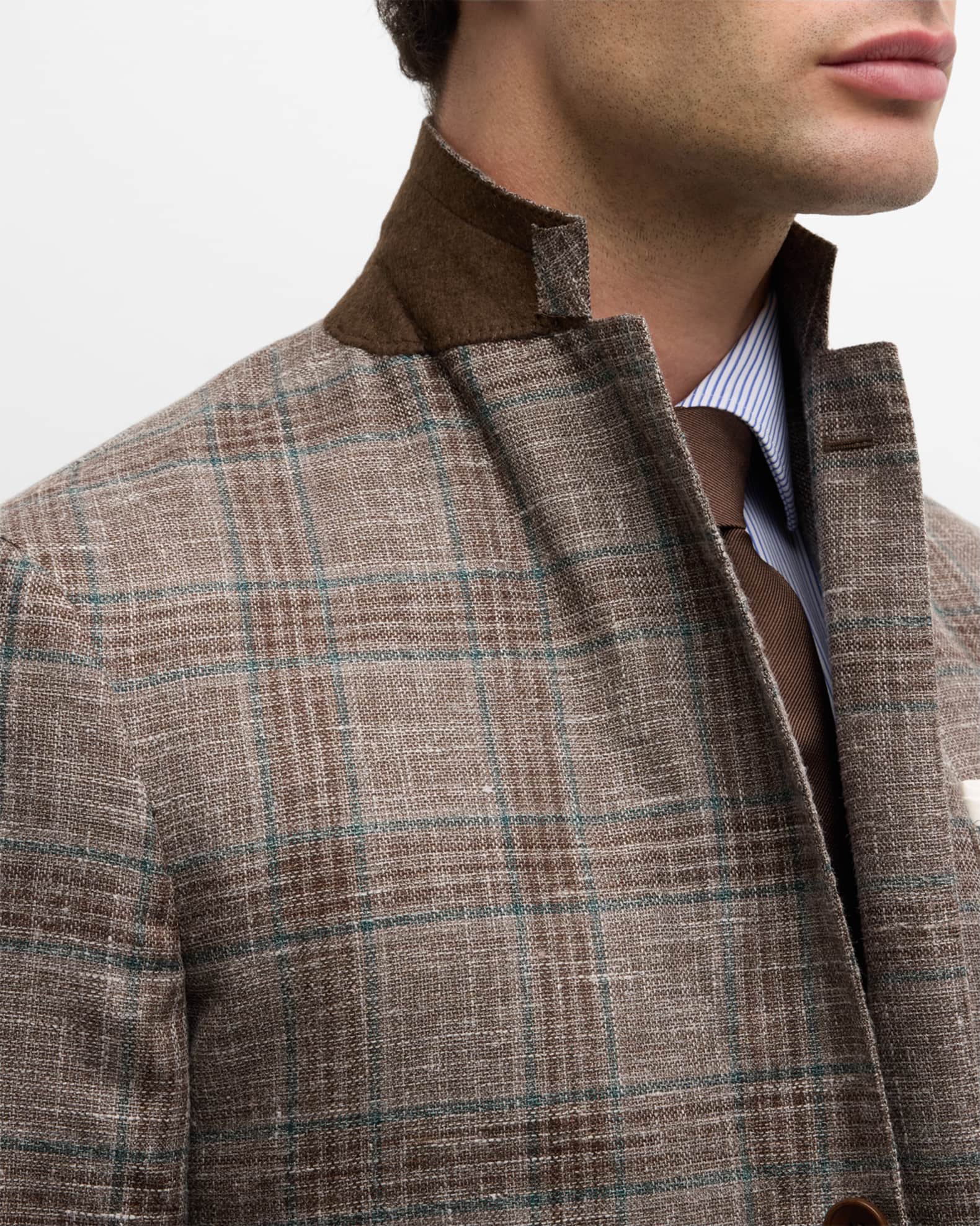 Sid Mashburn Men's Kincaid No. 2 Plaid Hopsack Sport Coat | Neiman Marcus