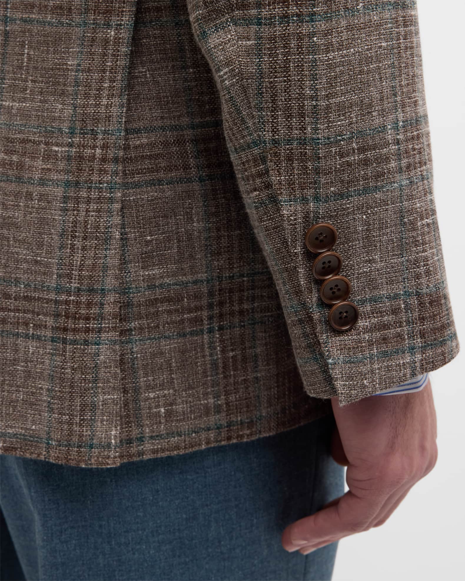 Sid Mashburn Men's Kincaid No. 2 Plaid Hopsack Sport Coat | Neiman Marcus