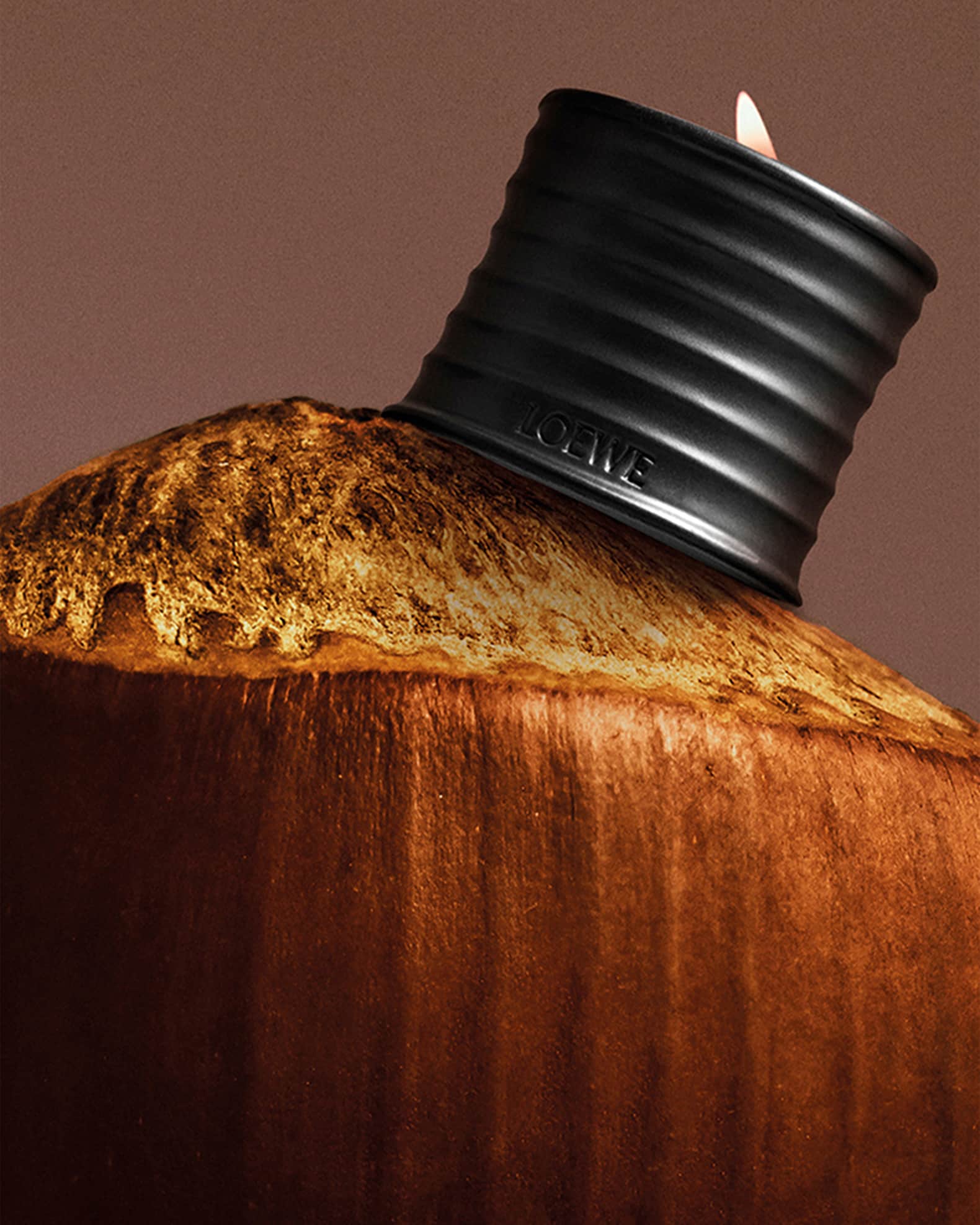 Roasted Hazelnut Candleholder Candle, 330 g