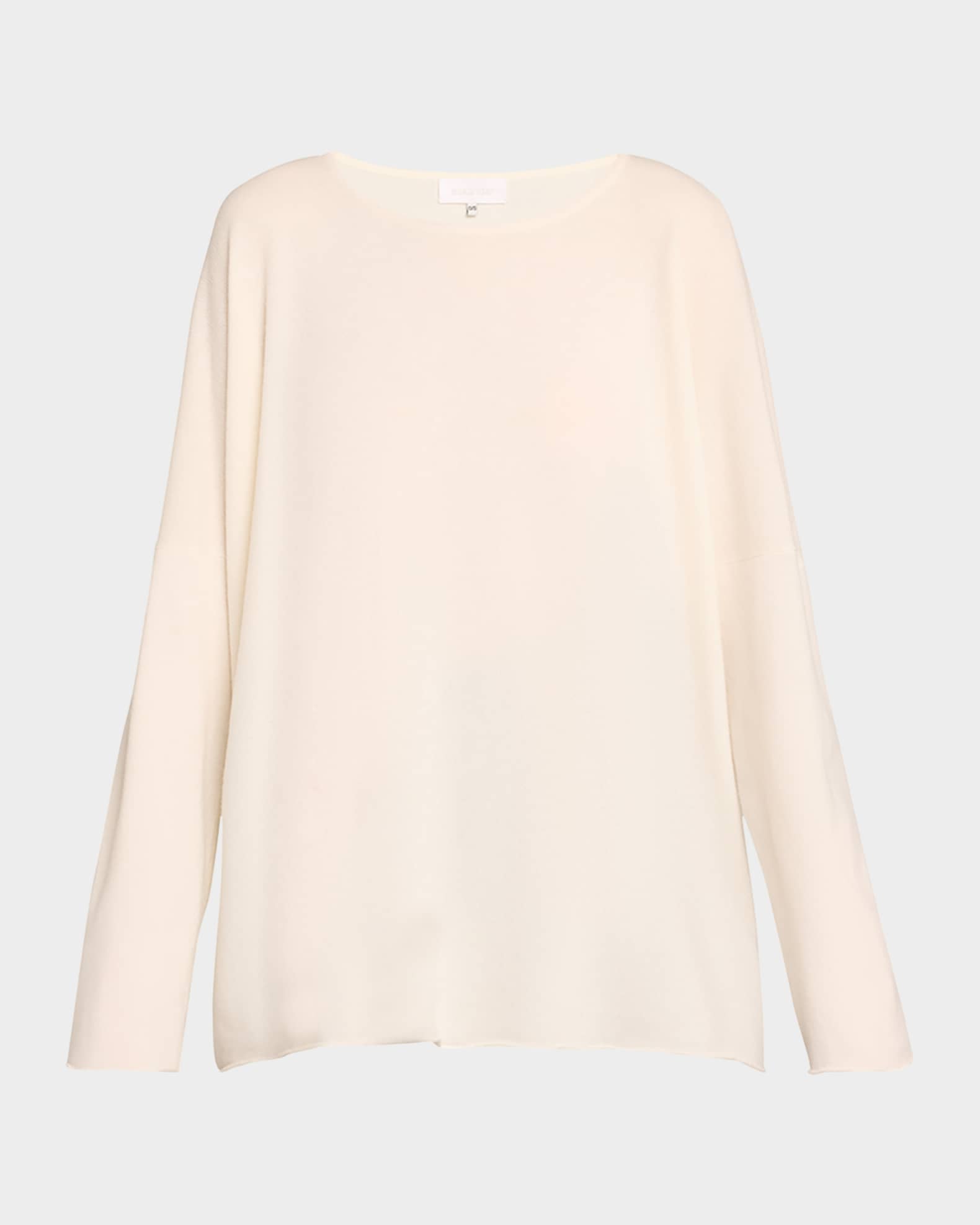 Raw-Edged Cashmere Top 0