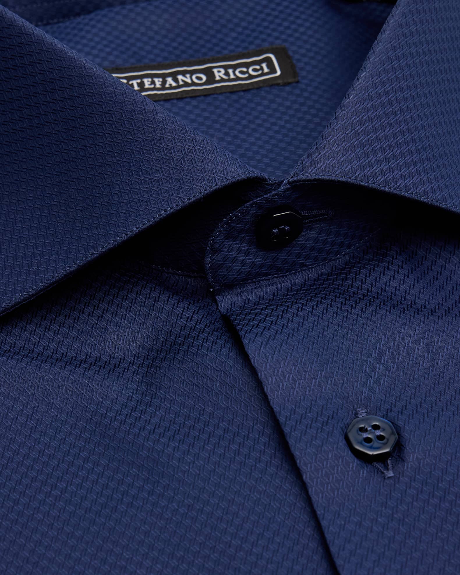 Men's Textured Cotton Dress Shirt 1