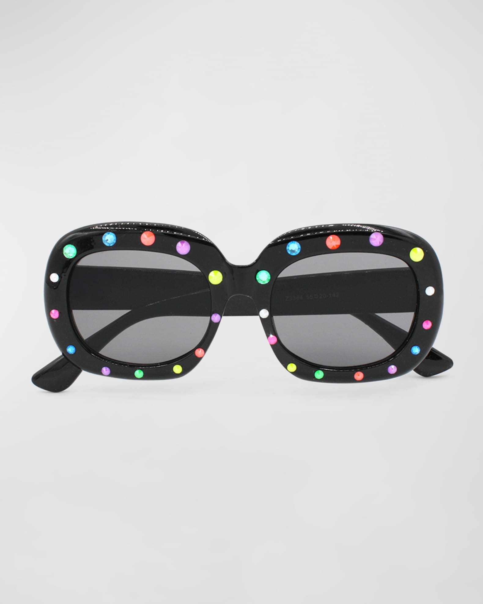 Girl's Multicolor Crystal Oval Sunnies 0