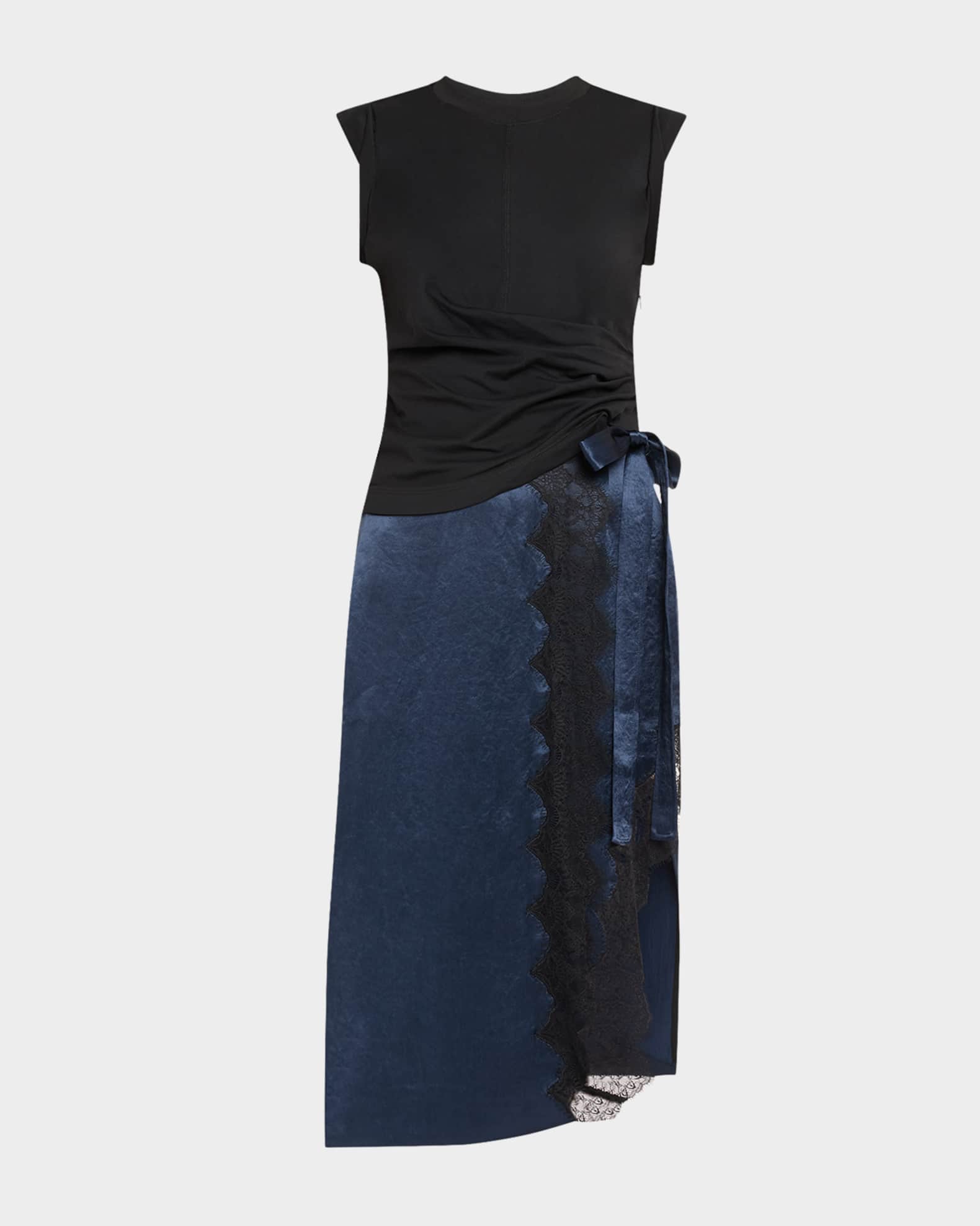 Endless Loop T-Shirt Combo Dress with Lace 0