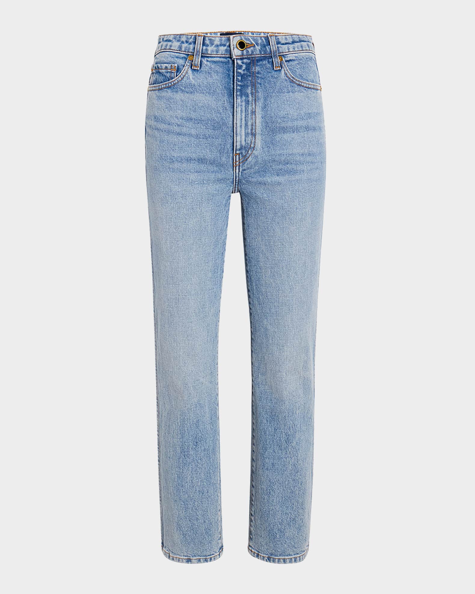 【KHAITE】abigail cropped high-rise straight-leg ジーンズ KHAITE Abigail cropped high-rise straight-leg jeans | NET-A