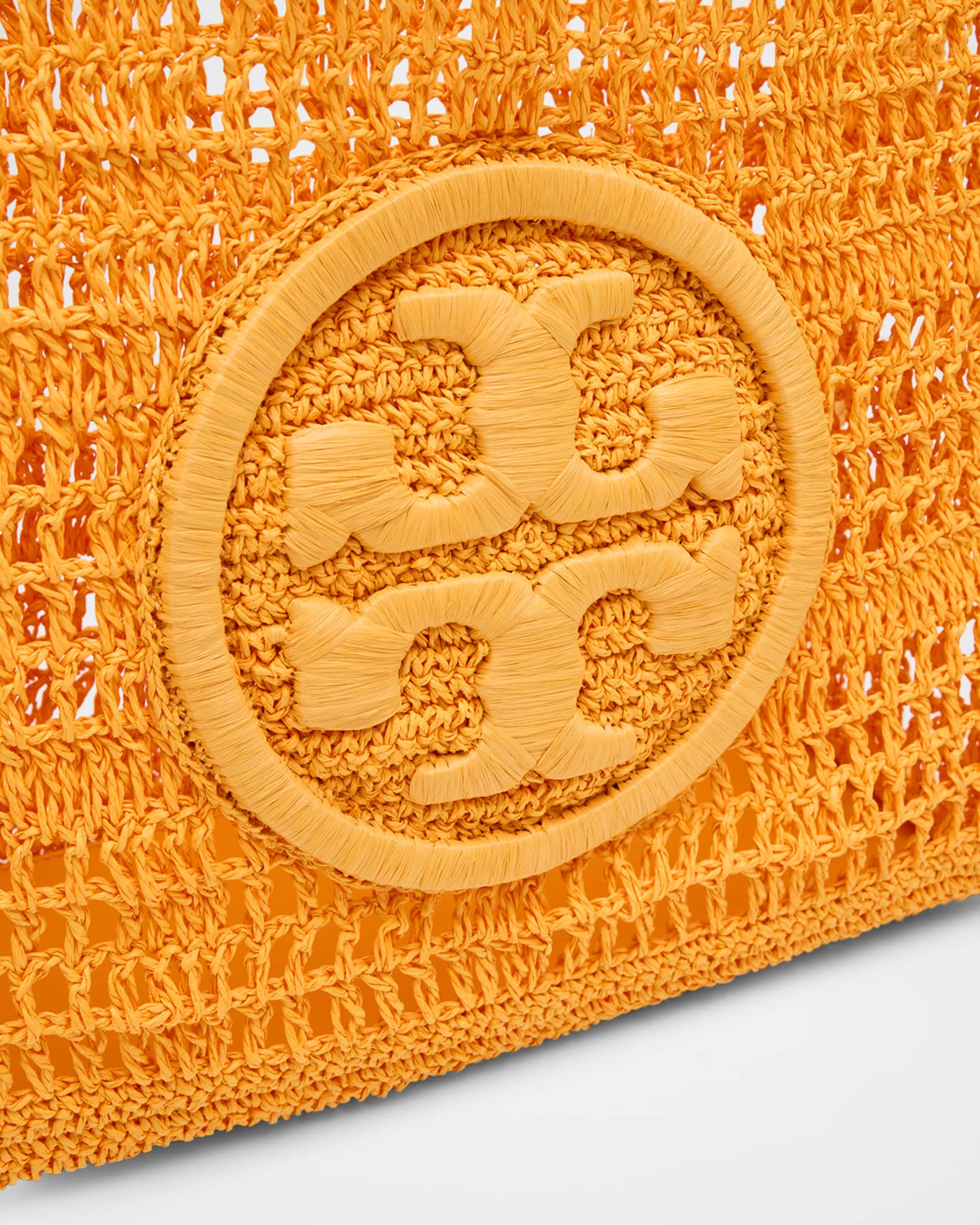 Ella Small Crochet Straw Tote Bag | Neiman Marcus