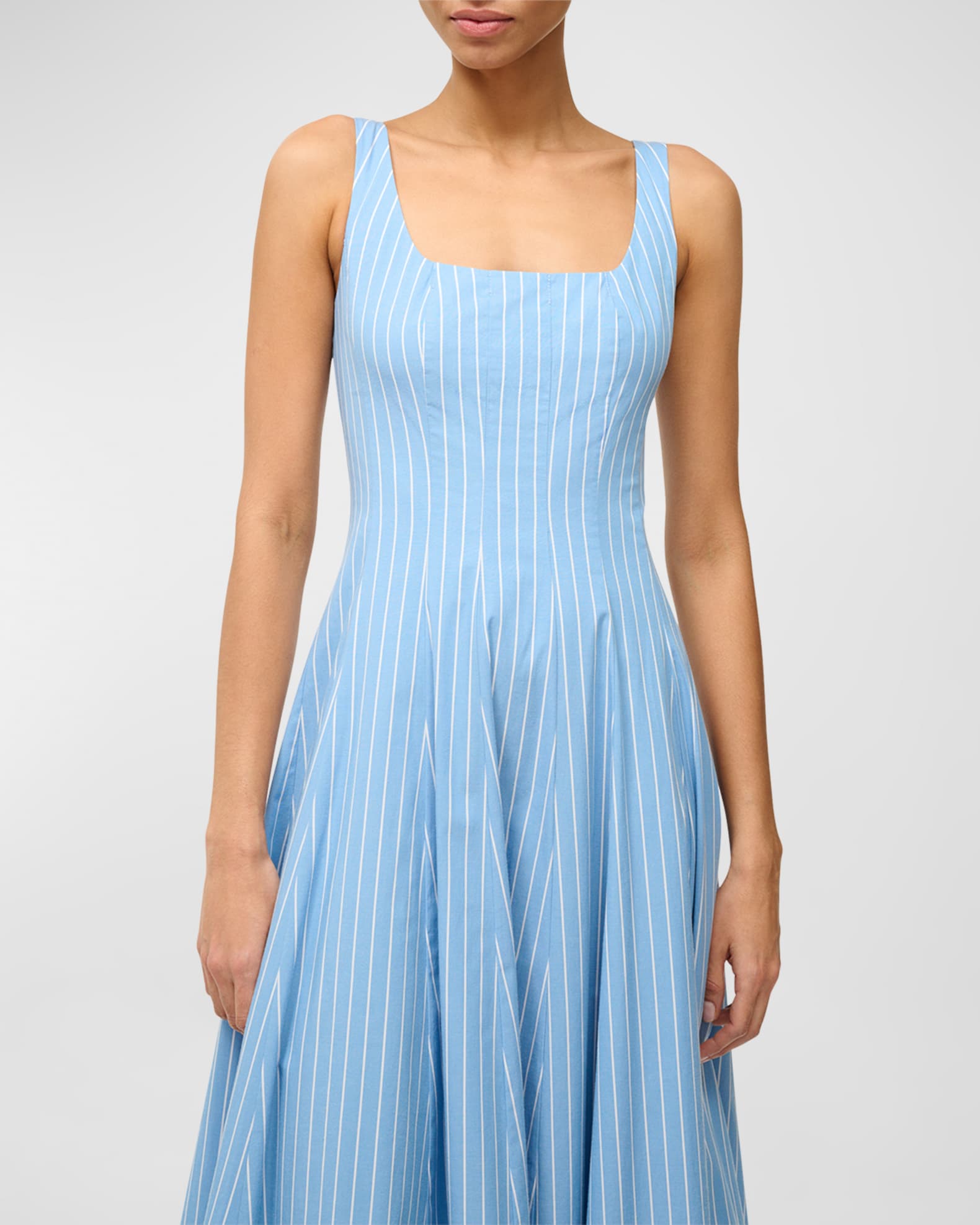 Cotton Poplin Sleeveless Dress main image 1