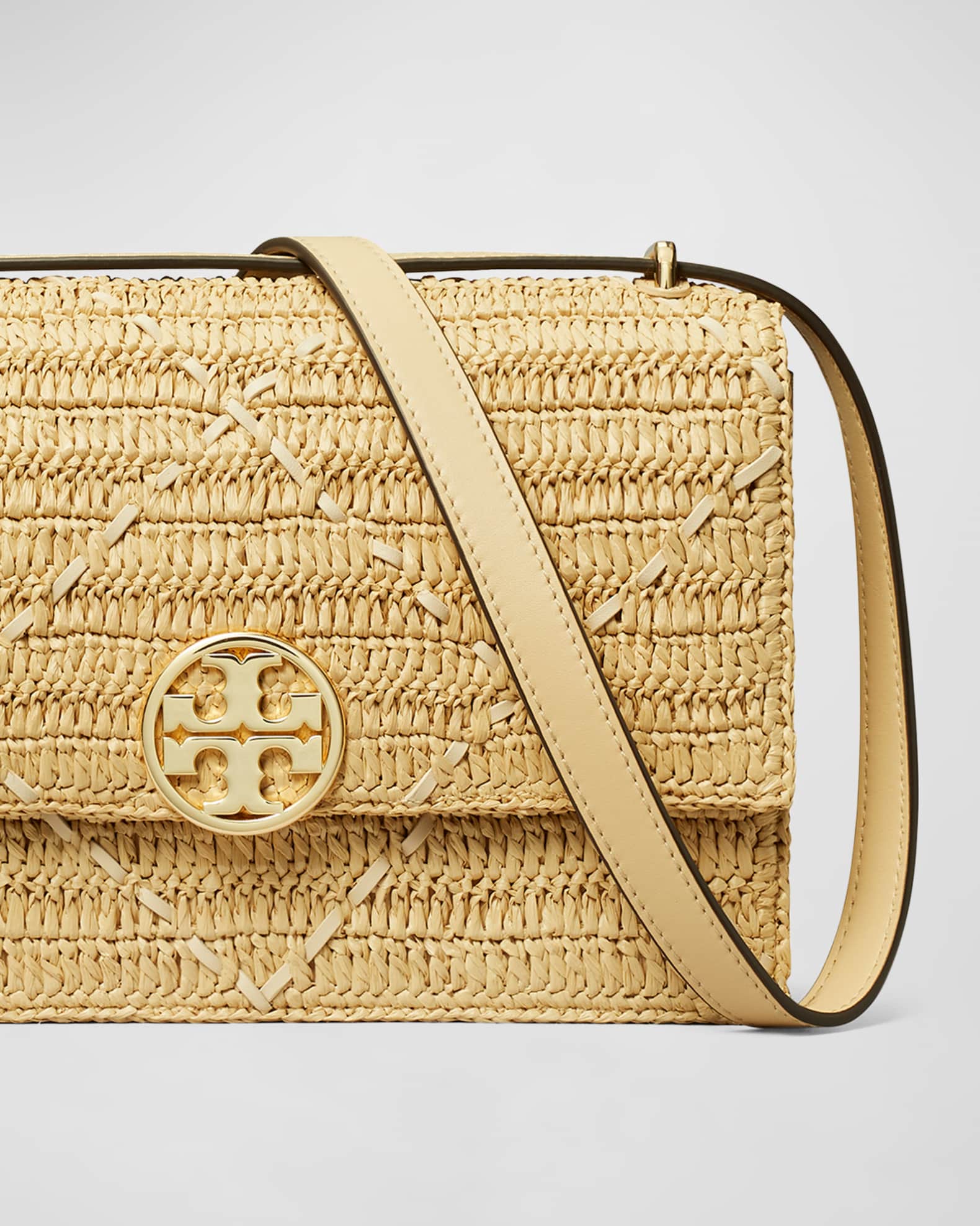 Tory burch straw crossbody bag cheap