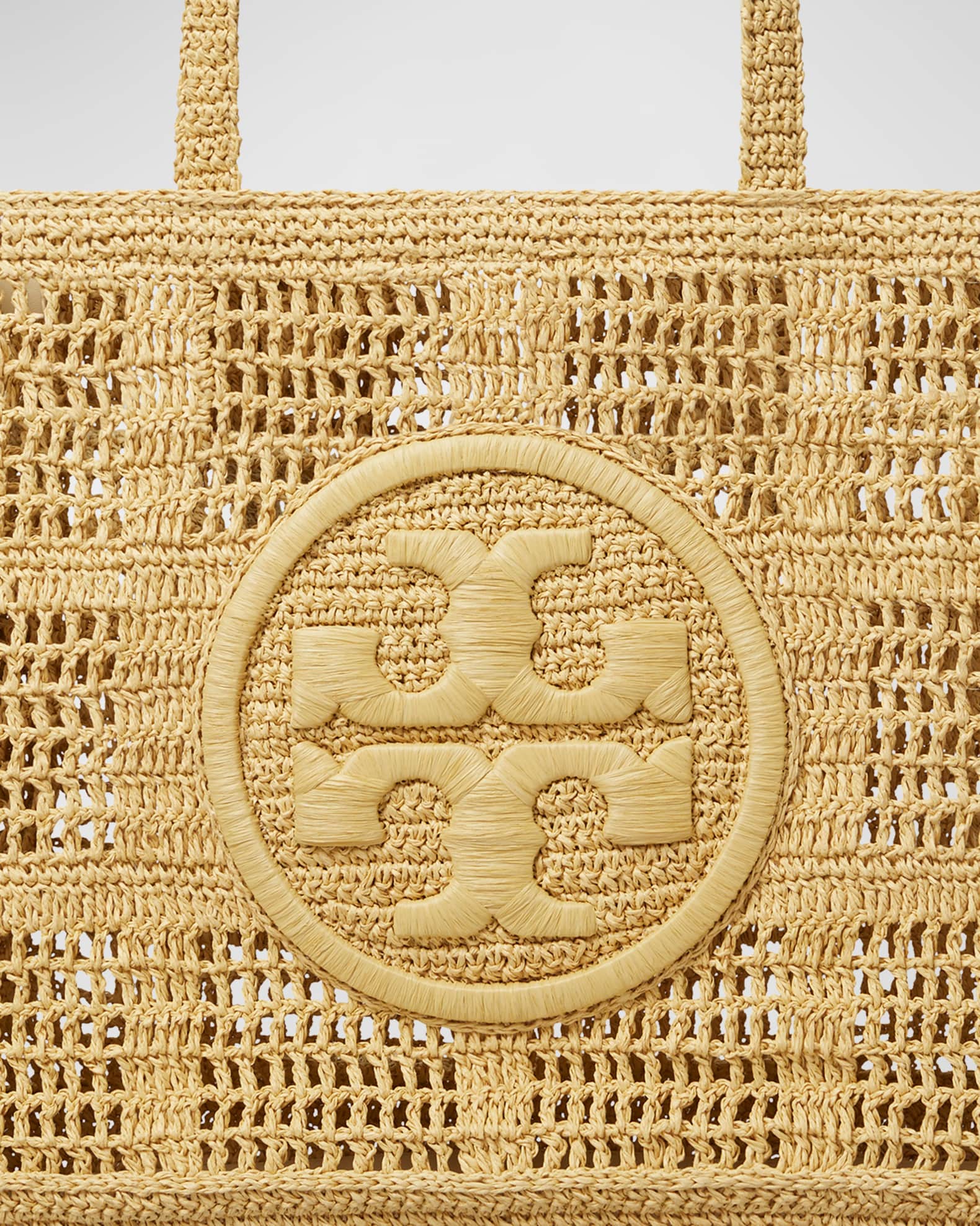 トートバッグ Tory Burch LARGE CROCHET ELLA TOTE BAG Large Ella Hand-Crocheted Tote: Women's Handbags | Tote Bags