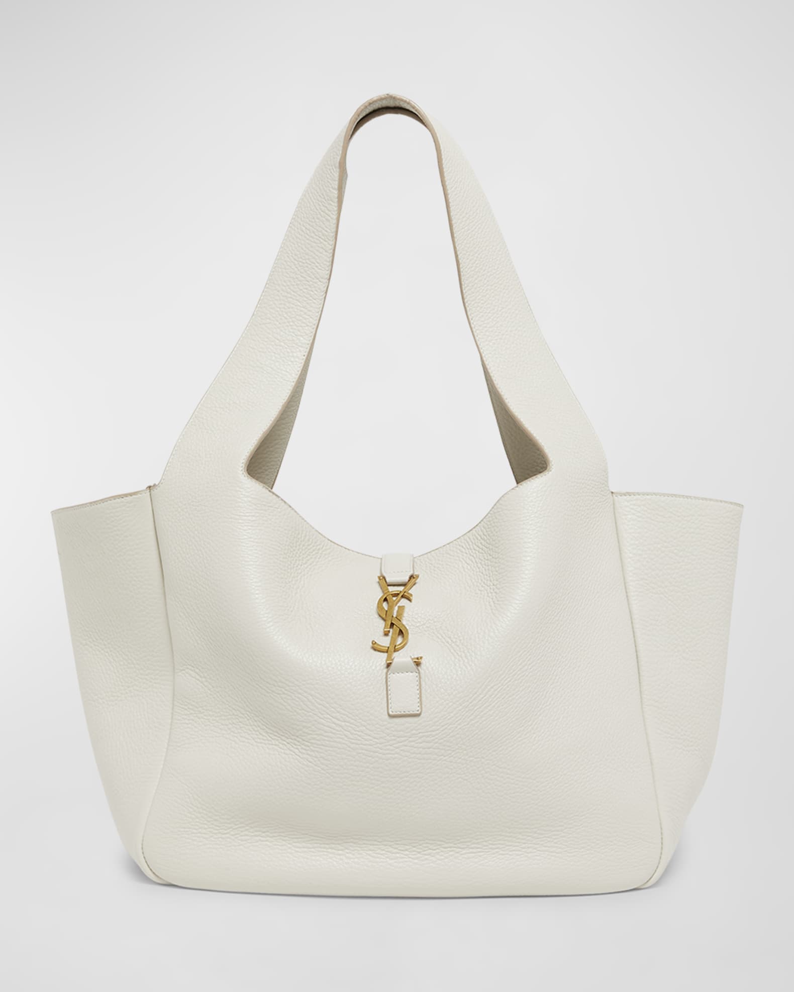 Ysl white and gold bag on sale