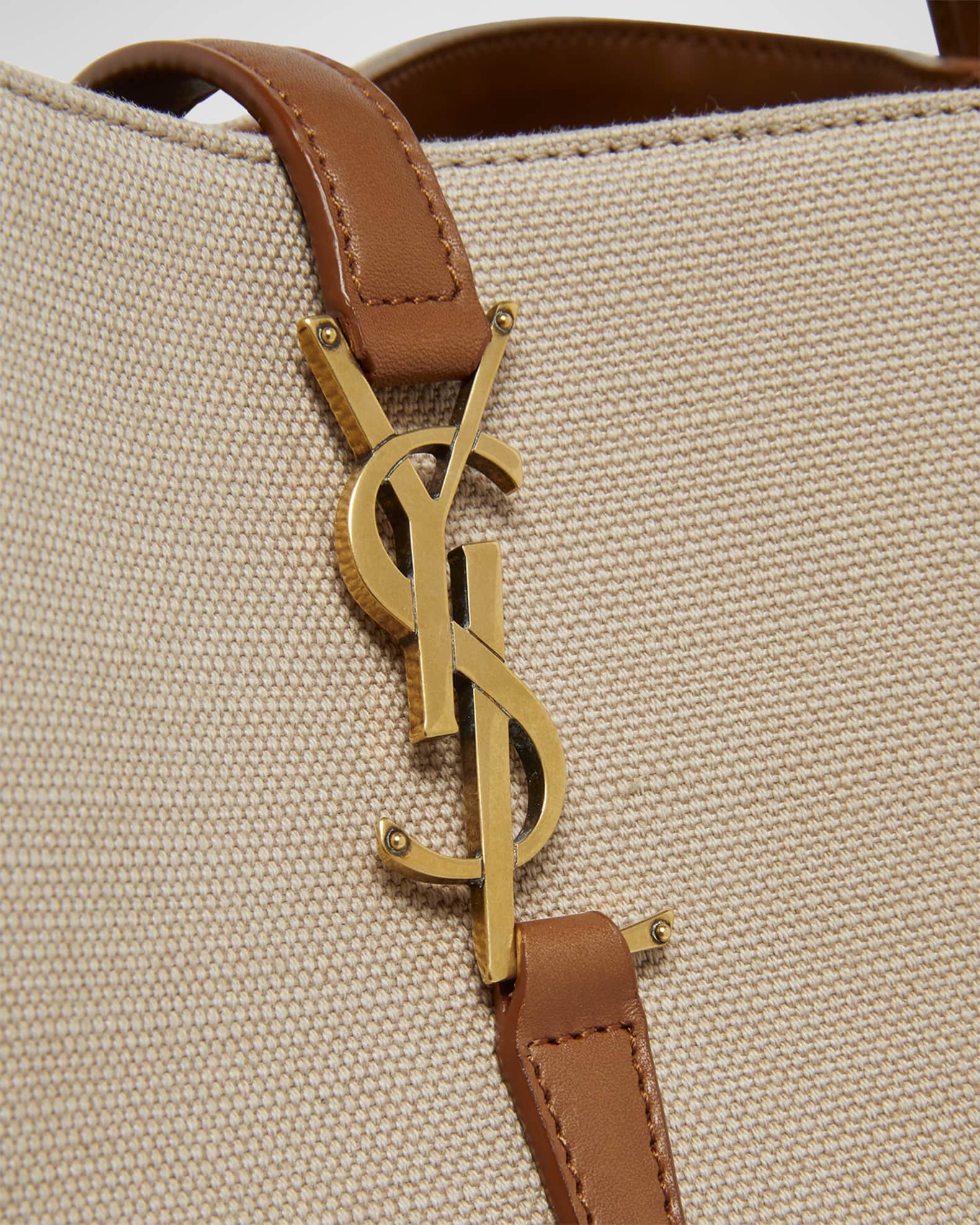 ハンドバッグ Saint Laurent Canvas And Leather Le 37 Satch Saint Laurent Canvas And Leather Le 37 Satchel | italist