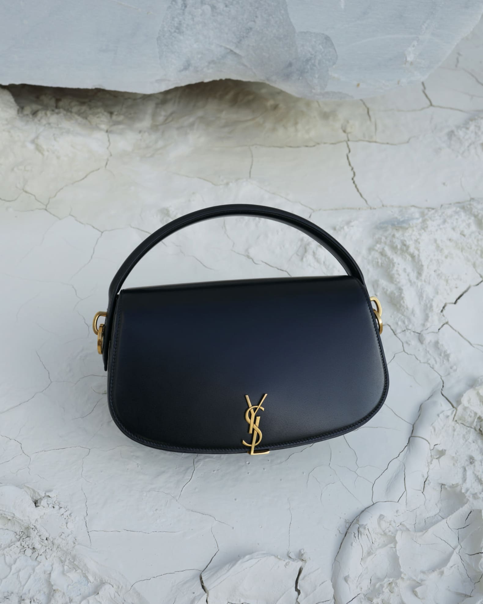 YSL Flap Crossbody Bag in Leather
