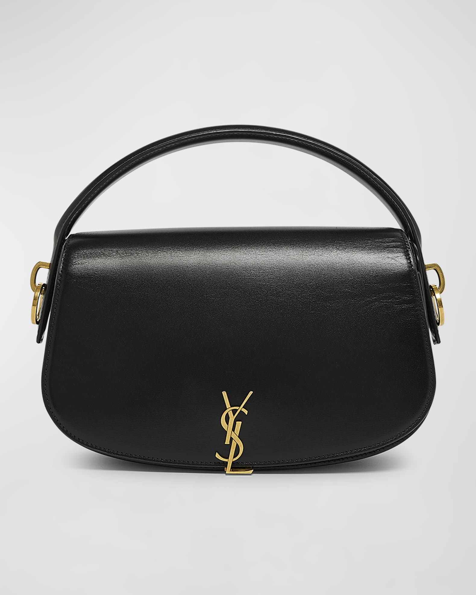 Saint Laurent YSL Flap Crossbody Bag in Leather | Neiman Marcus