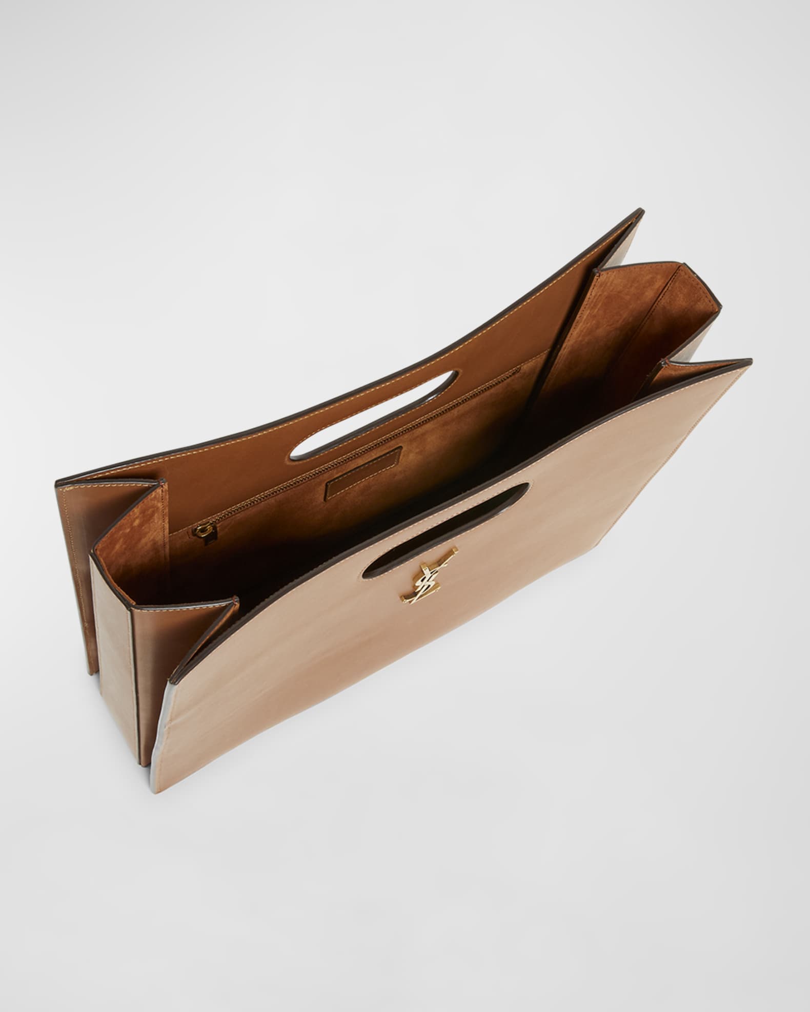 Saint Laurent Le Carre YSL Top Handle Bag in Leather Neiman Marcus