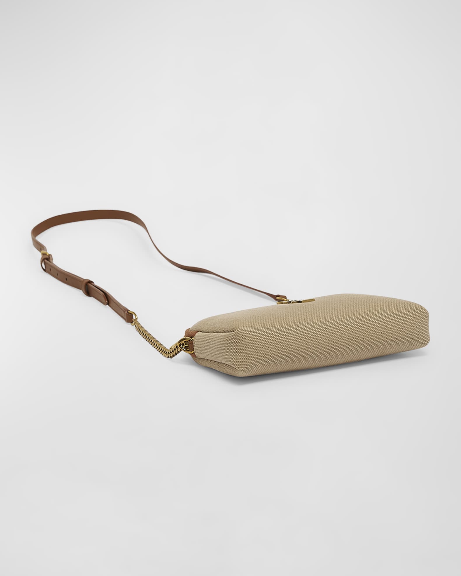 Gaby Mini YSL Crossbody Bag in Canvas & Leather 1