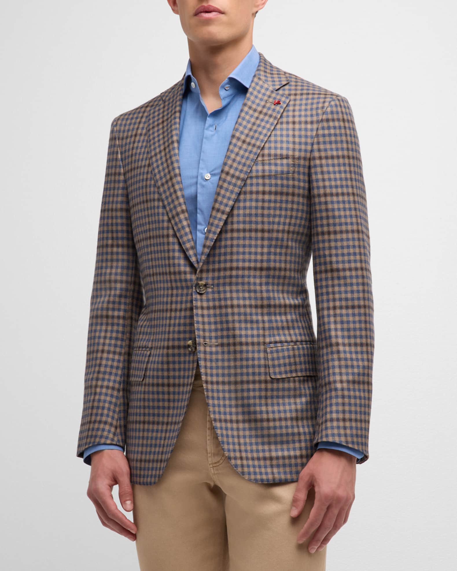 ジャケット・アウター SUNSEA Caramel Check Coat 19A33 ジャケット・アウター SUNSEA Caramel Check Coat 19A33 Isaia