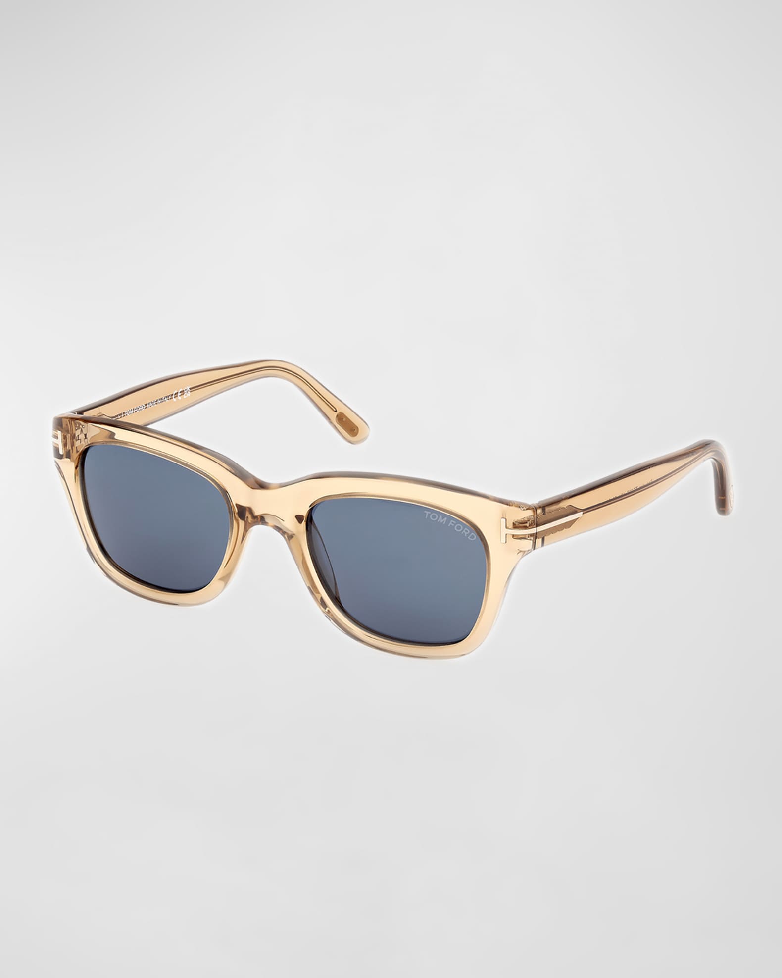 Tom Ford Men s Snowdon Acetate Square Sunglasses Lbrno Blu