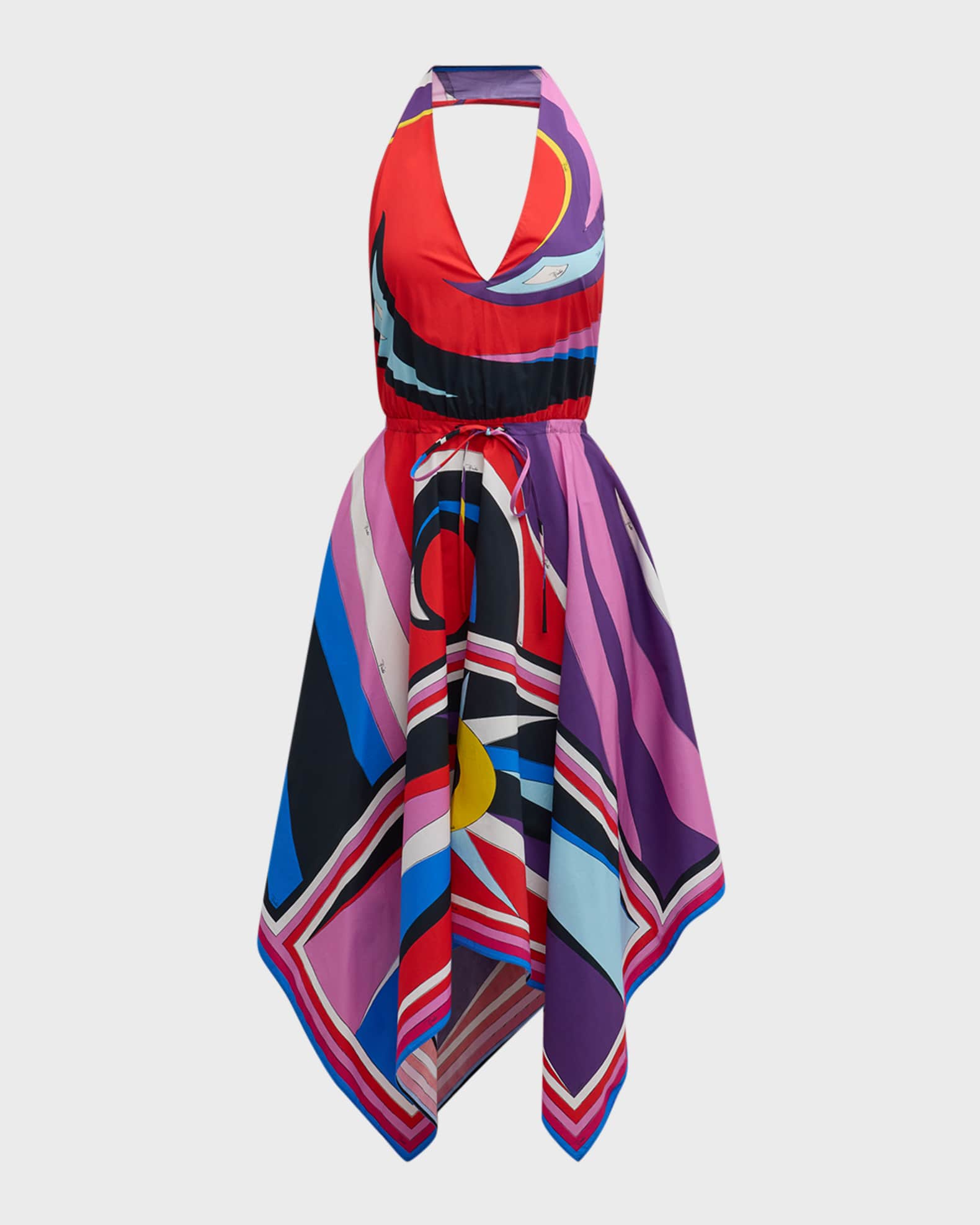 Halter handkerchief dress top