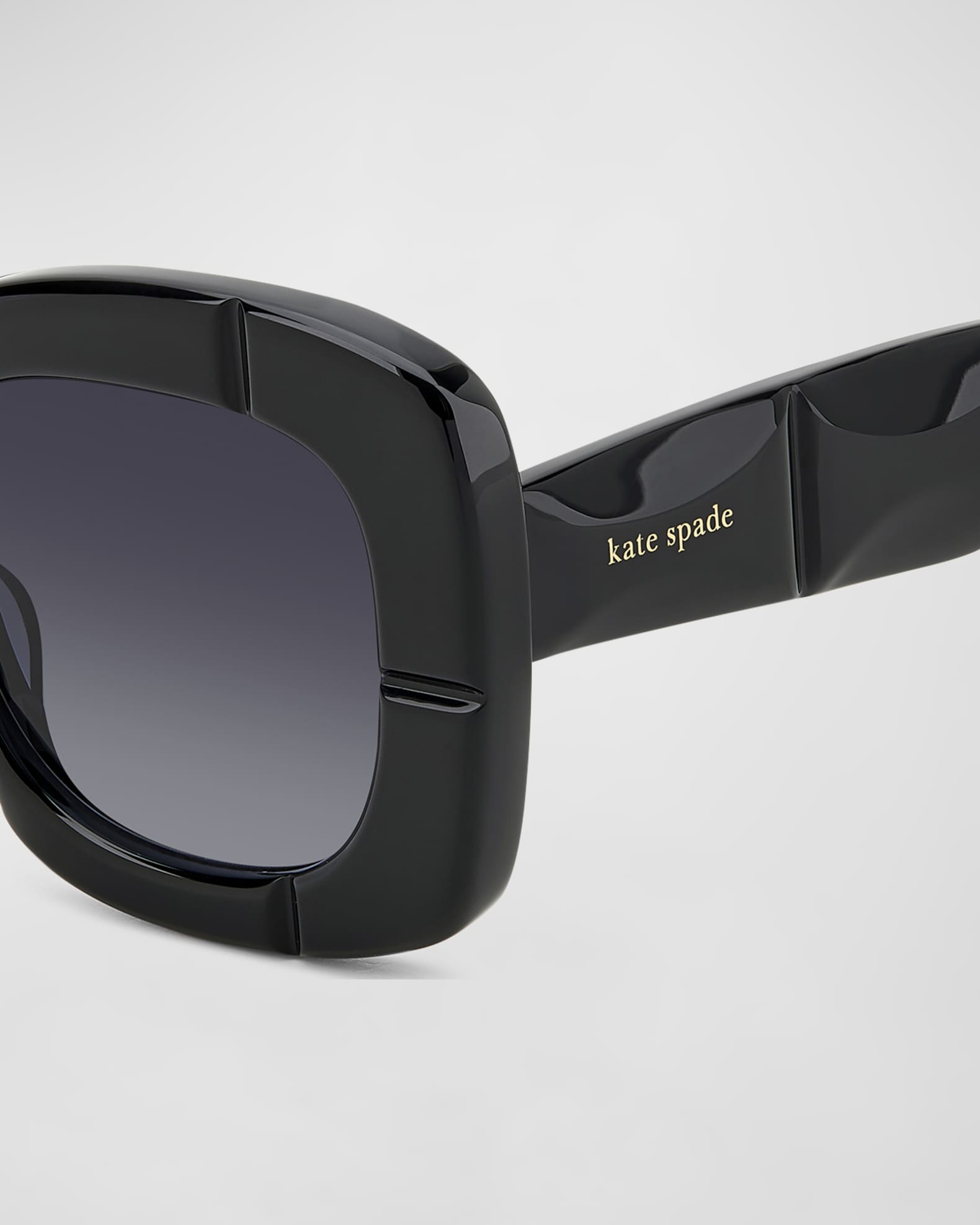 josey embossed acetate square sunglasses  1