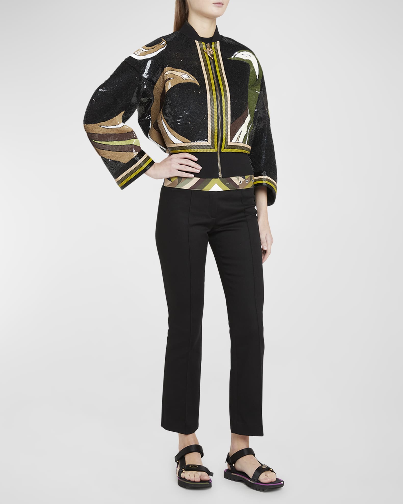 Sequined Bomber Jacket 1