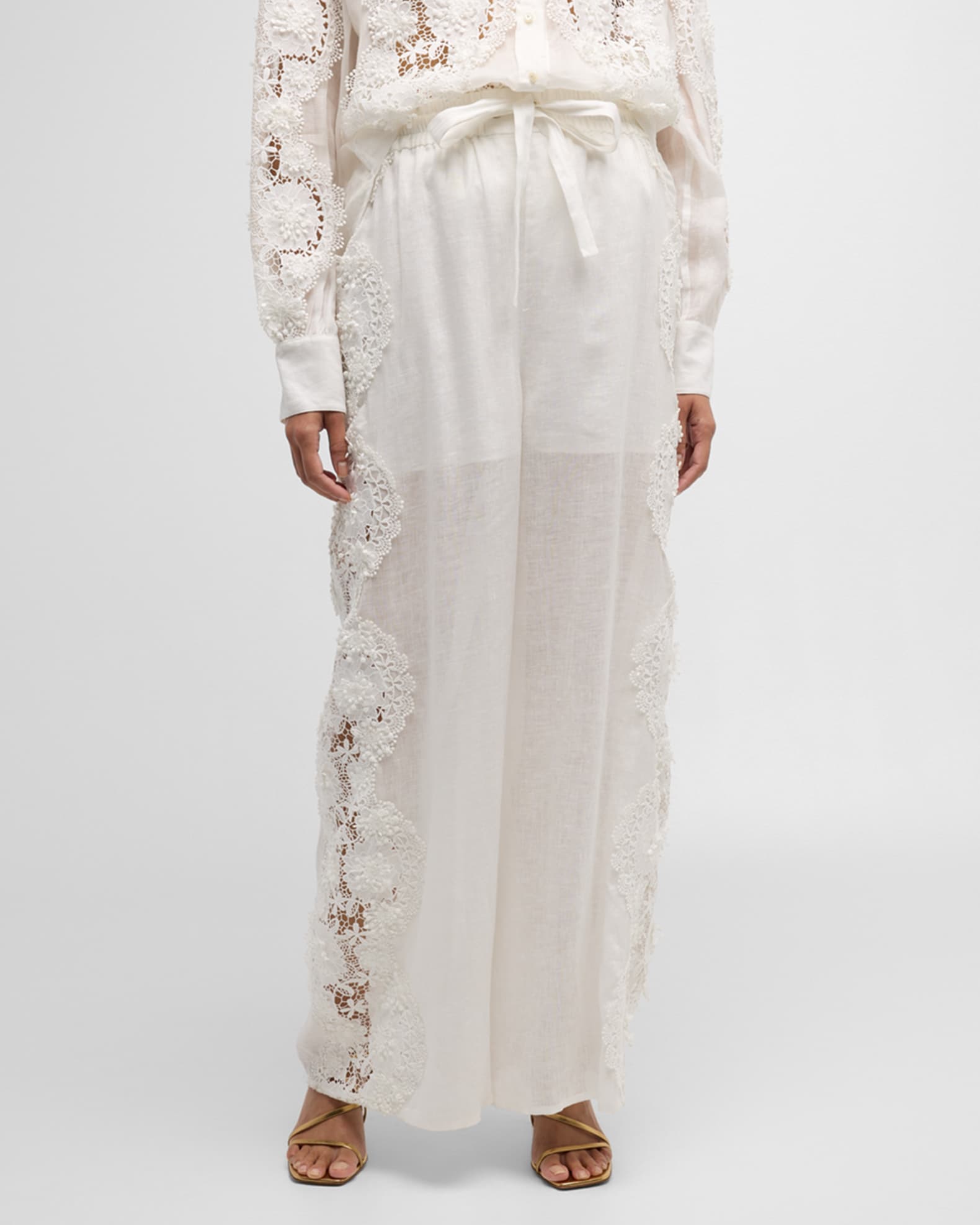 Halliday Lace Flower Pant