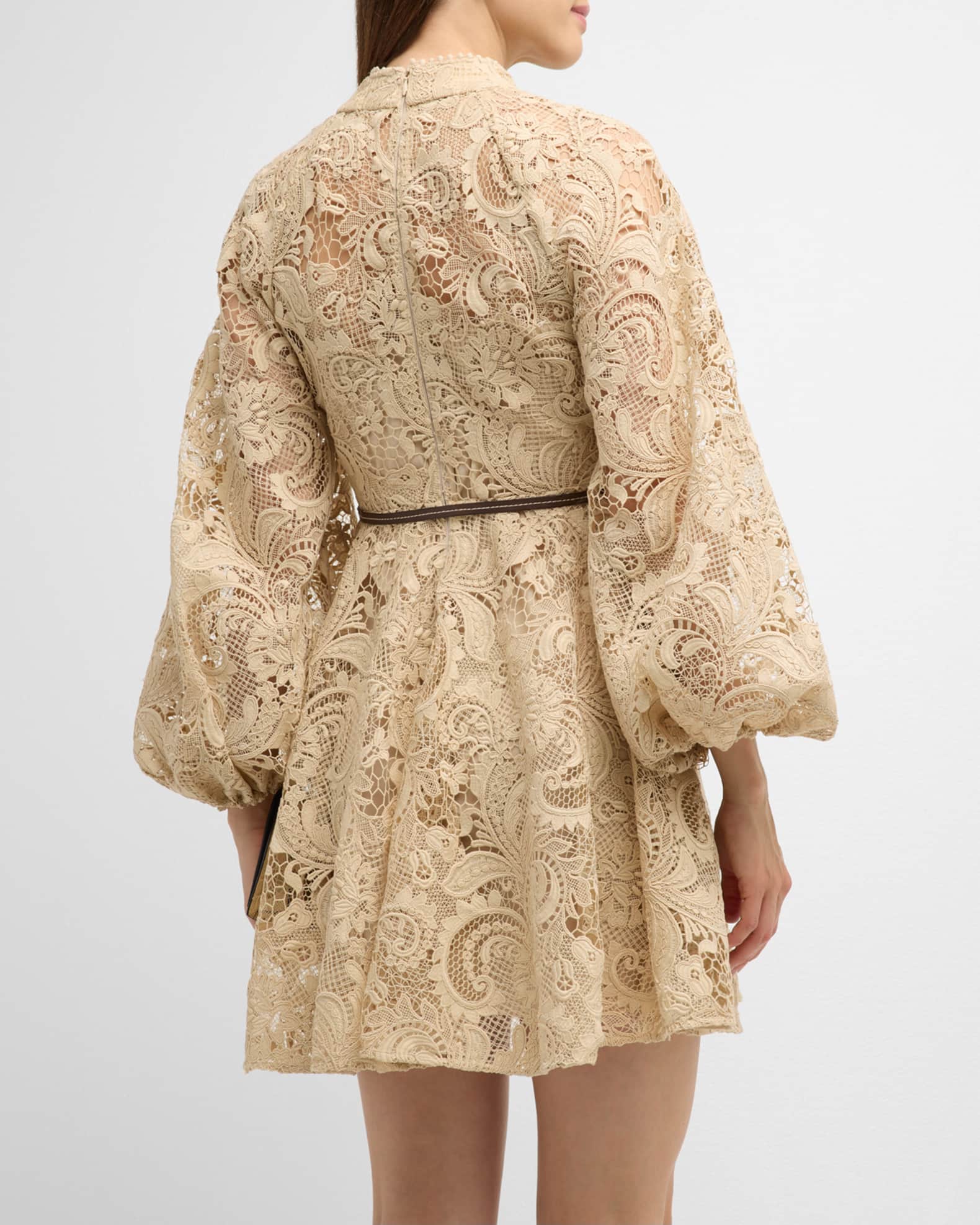 Zimmermann Waverly Lace Mini Dress Neiman Marcus