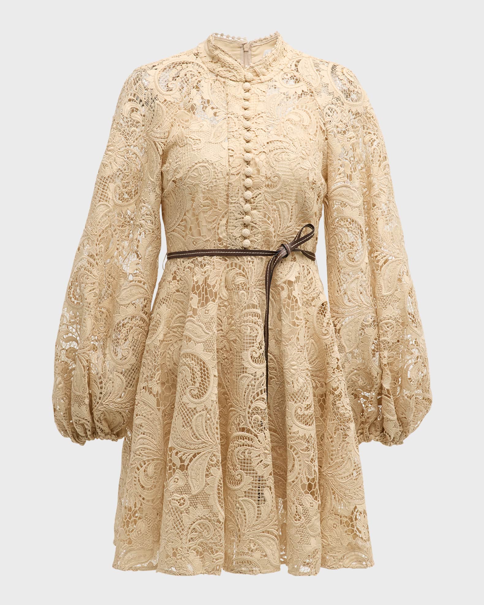Zimmermann Waverly Lace Mini Dress Neiman Marcus