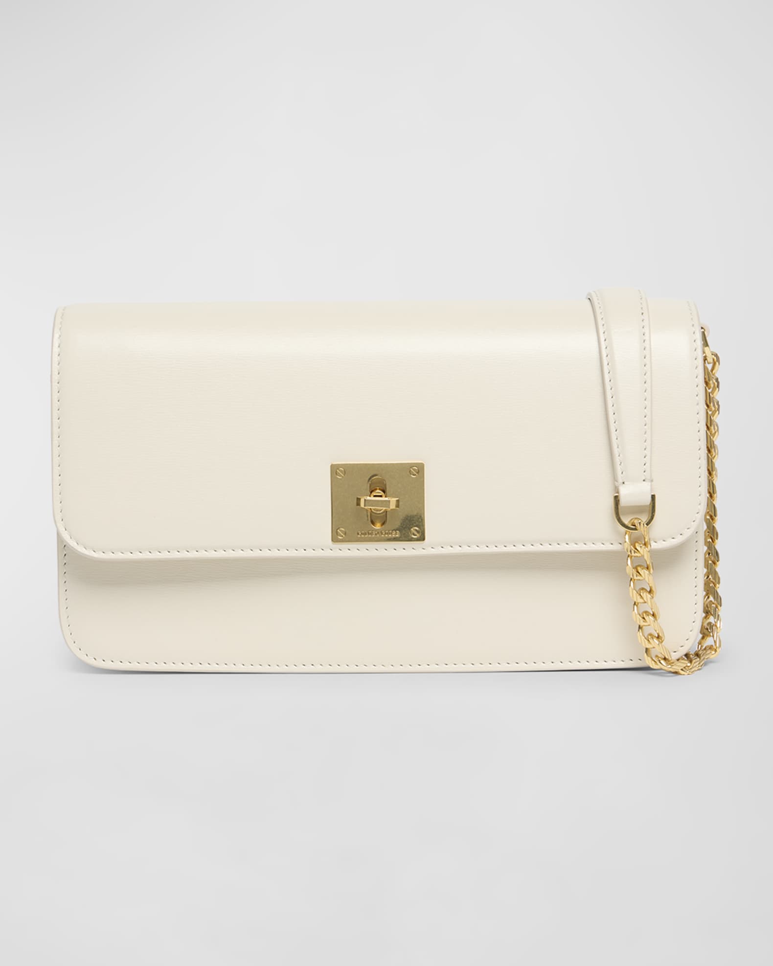 Gioia Flap Leather Shoulder Bag 0