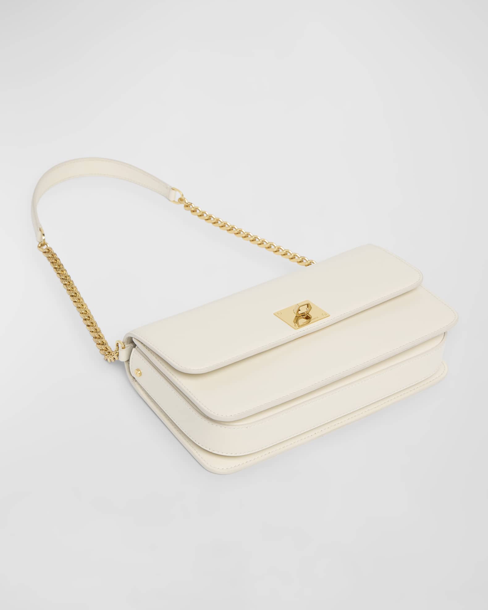 Gioia Flap Leather Shoulder Bag 1