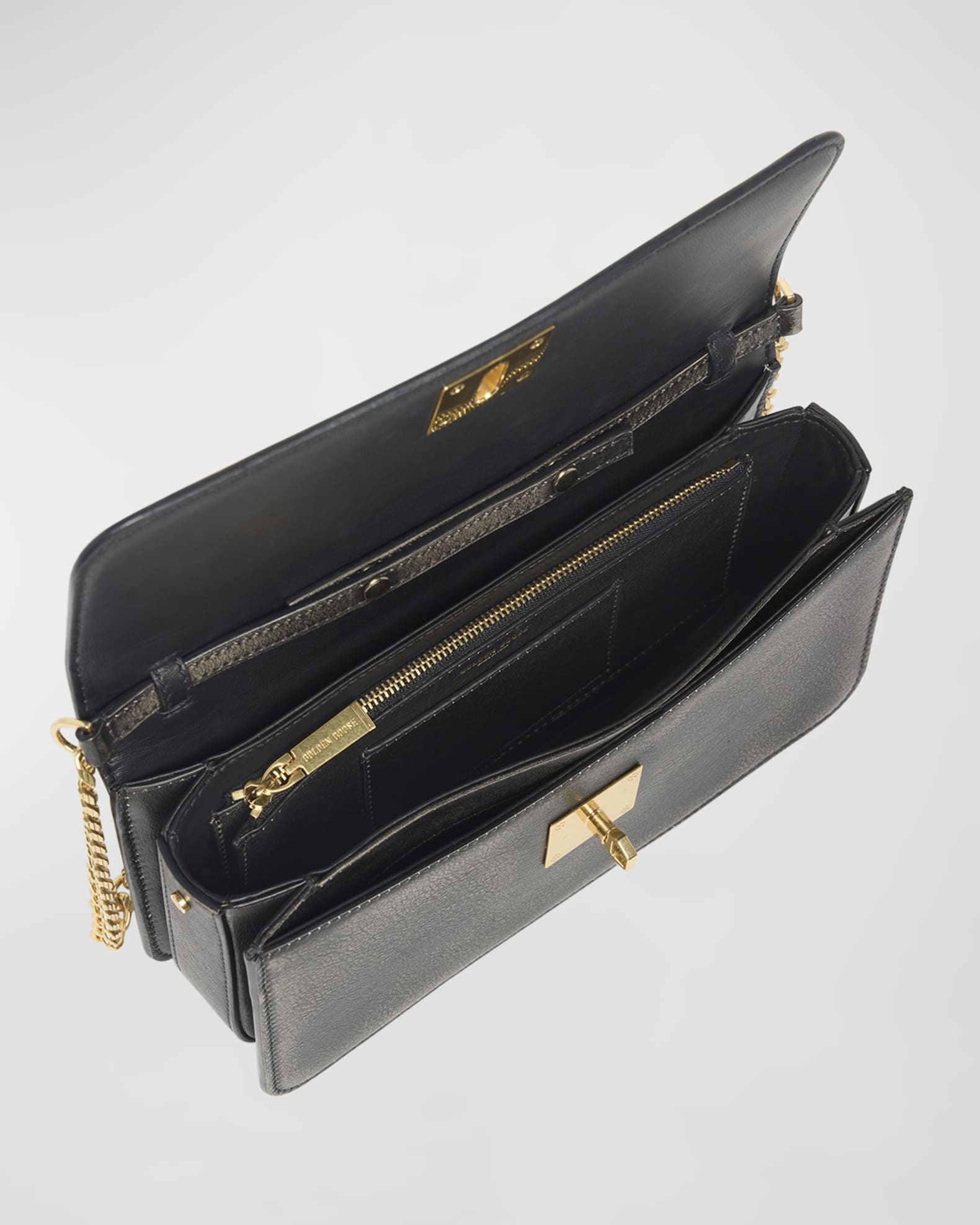 ショルダーバッグ・ポシェット Golden  GIOIA BAG (GWA00473.A000565.90100 90100 BLACK) Golden Goose GIOIA BAG (GWA00473.A000565.90100 90100 BLACK