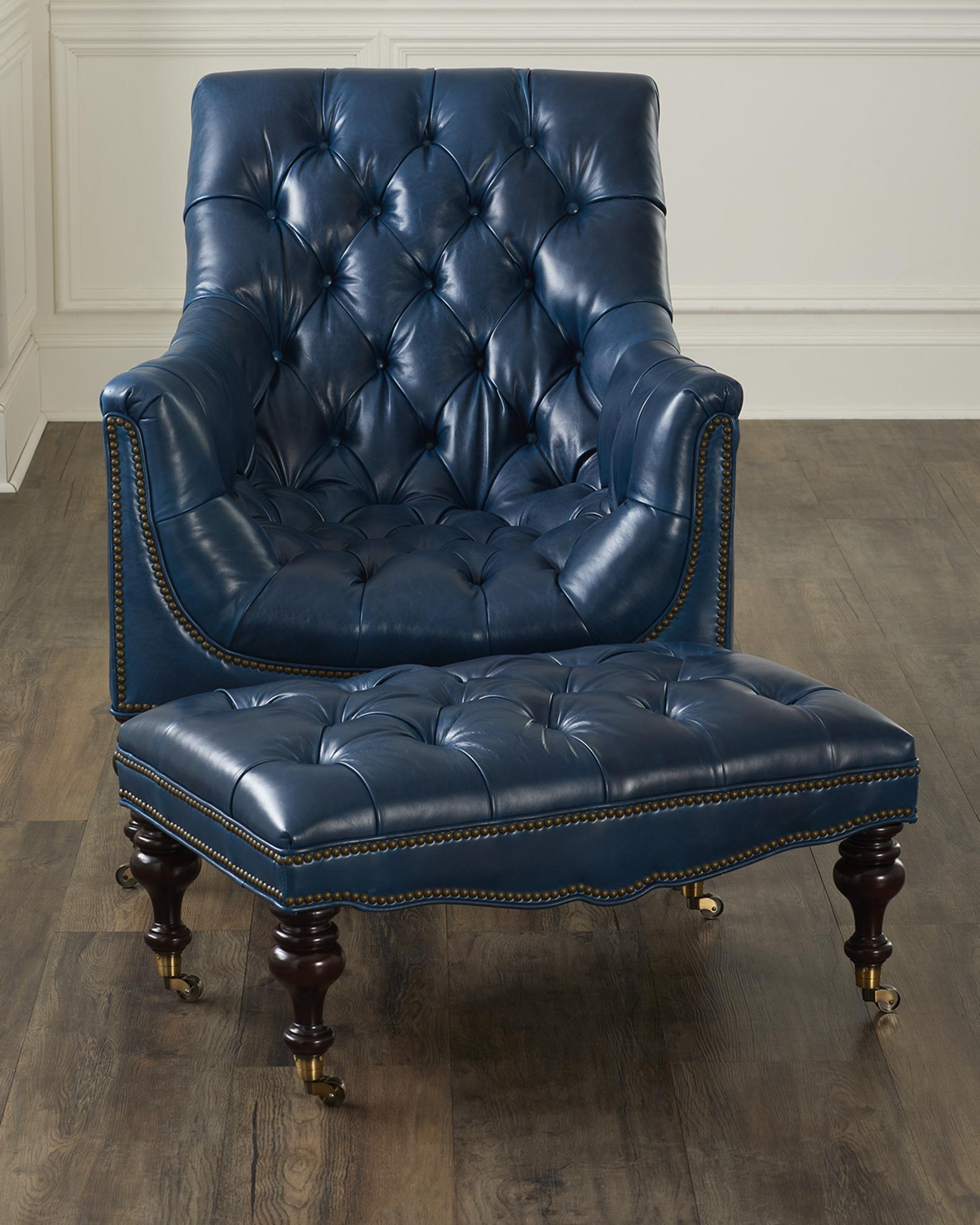 Sloane Tufted Leather Collection | Neiman Marcus