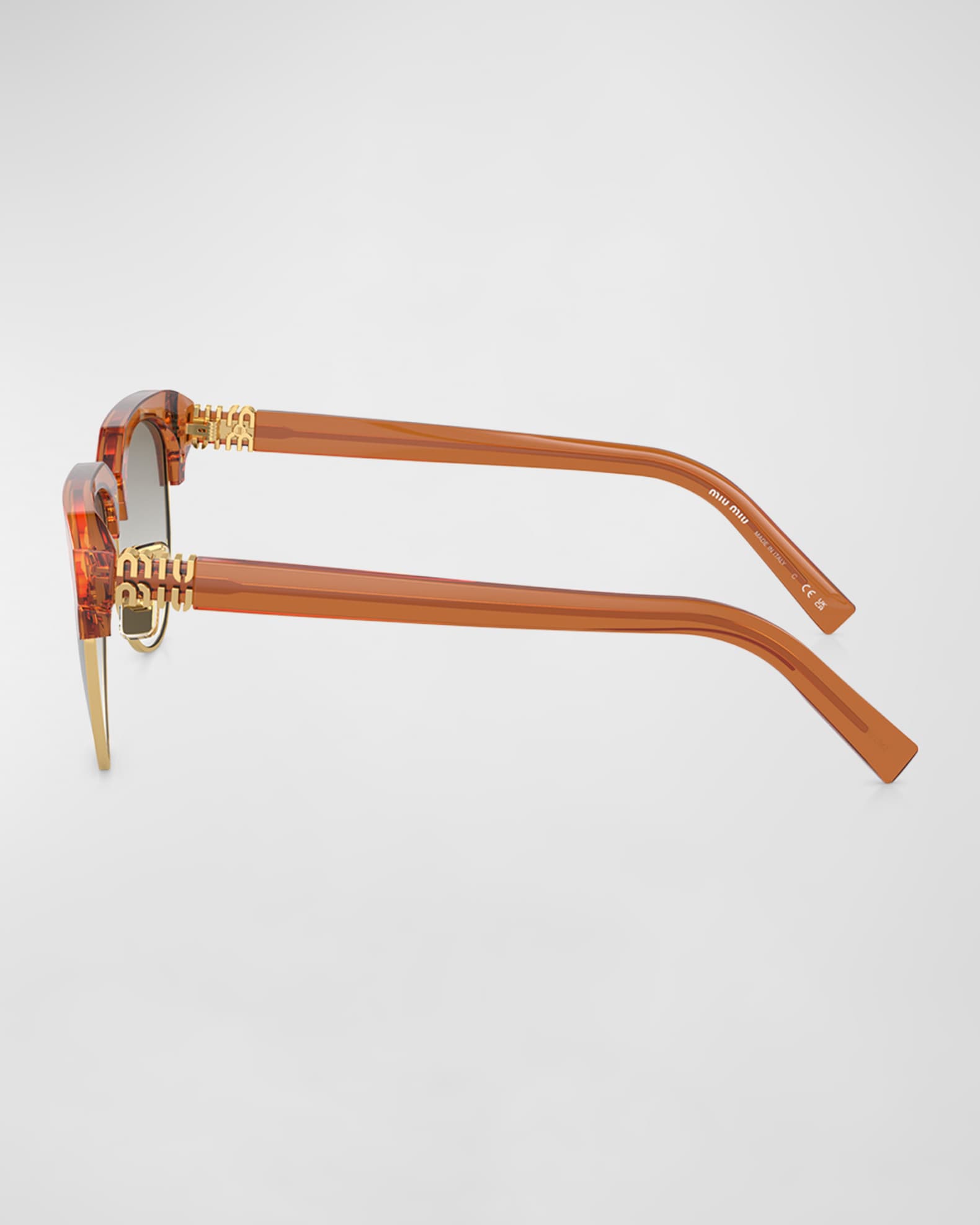 Acetate & Metal Aviator Sunglasses 1