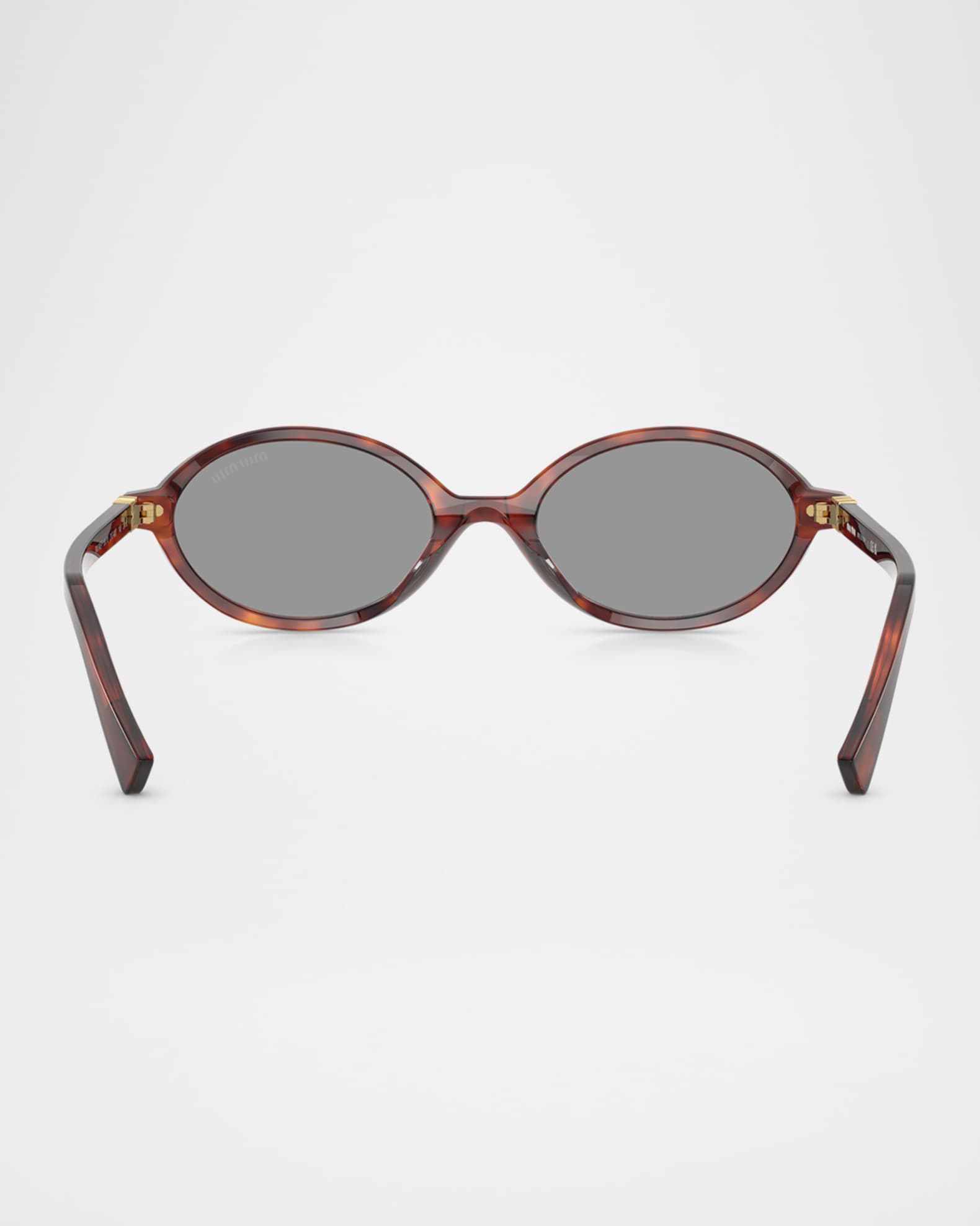 Logo Acetate Oval Sunglasses  1