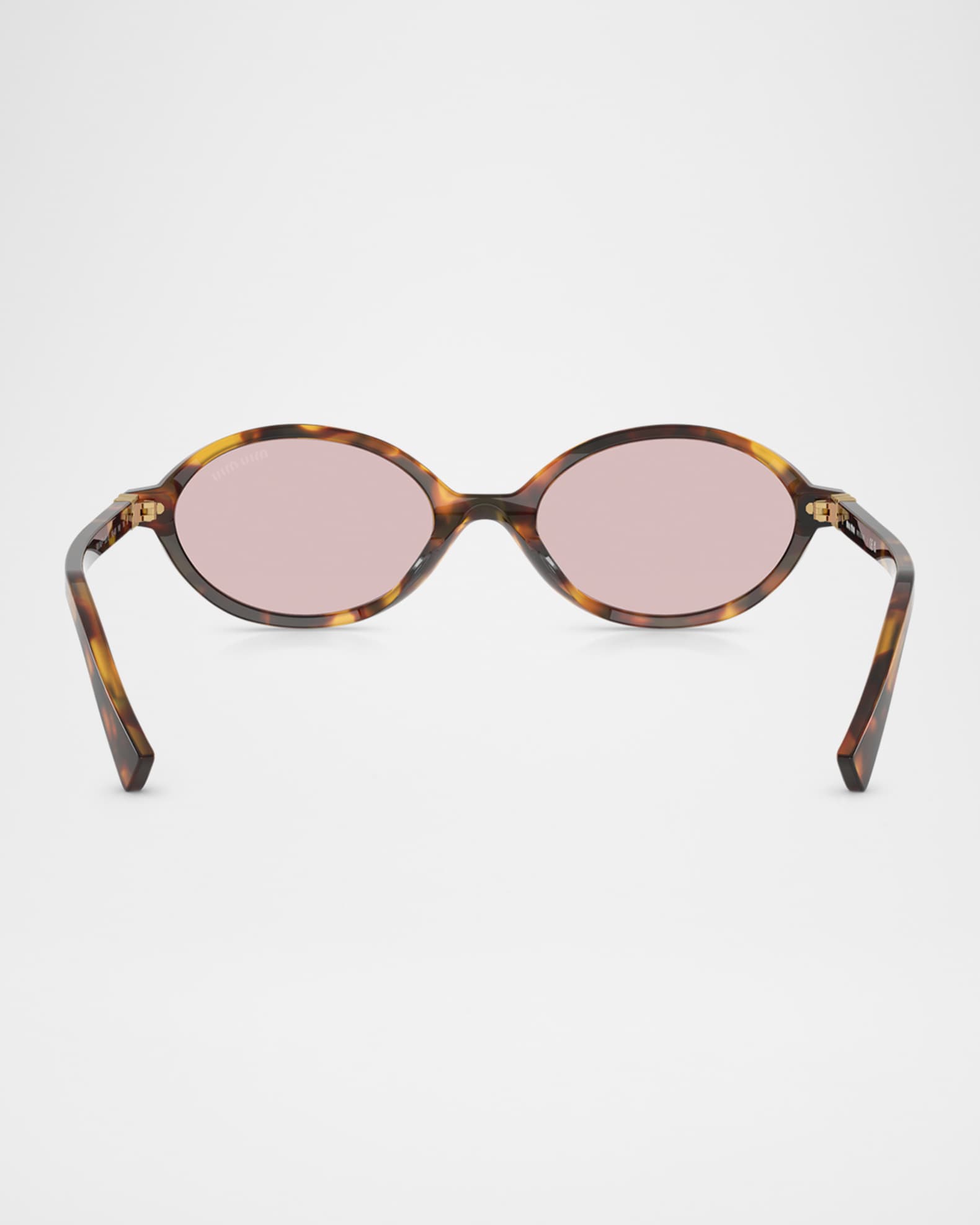 Logo Acetate Oval Sunglasses  1