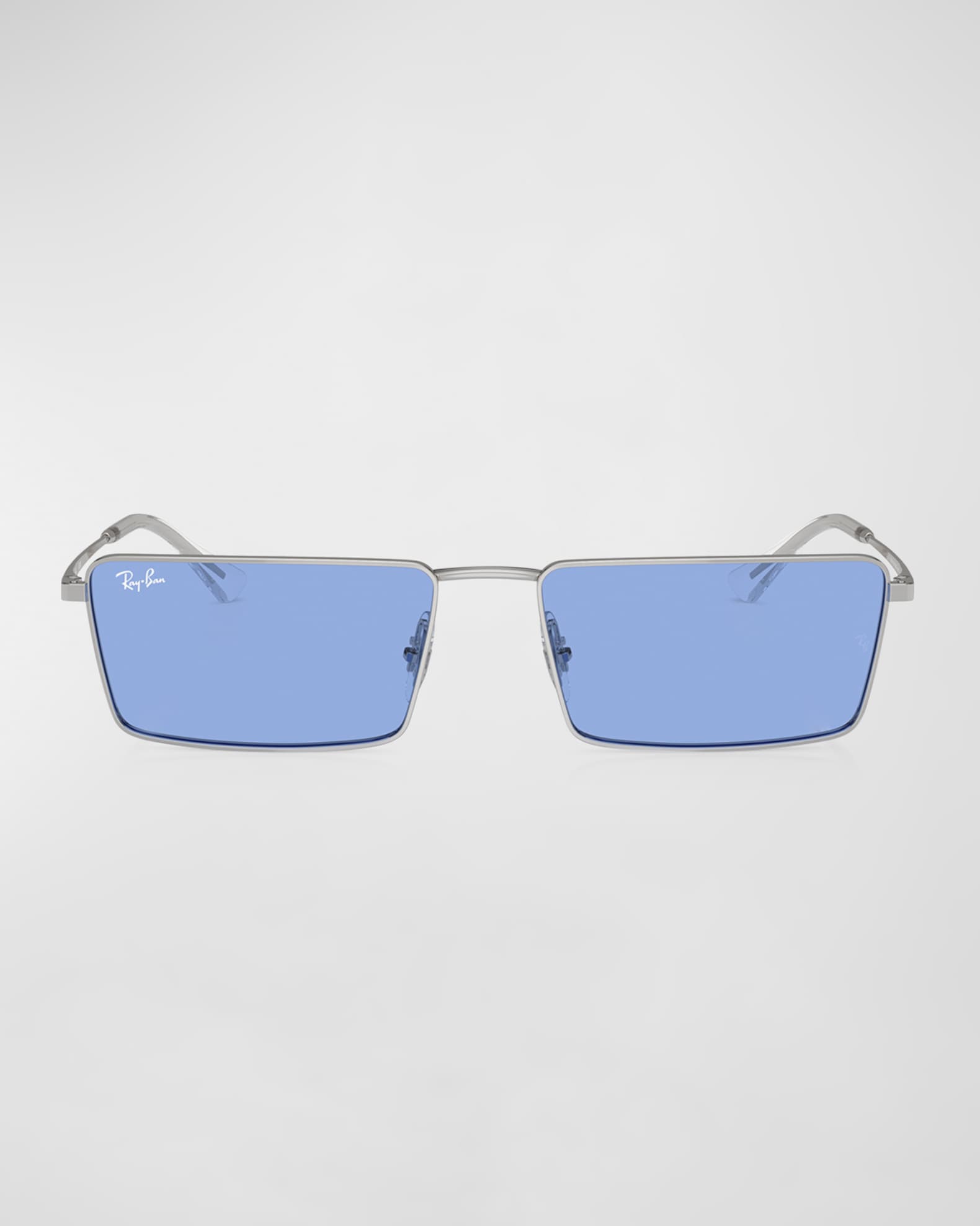 Emy Metal Rectangle Sunglasses 59mm
