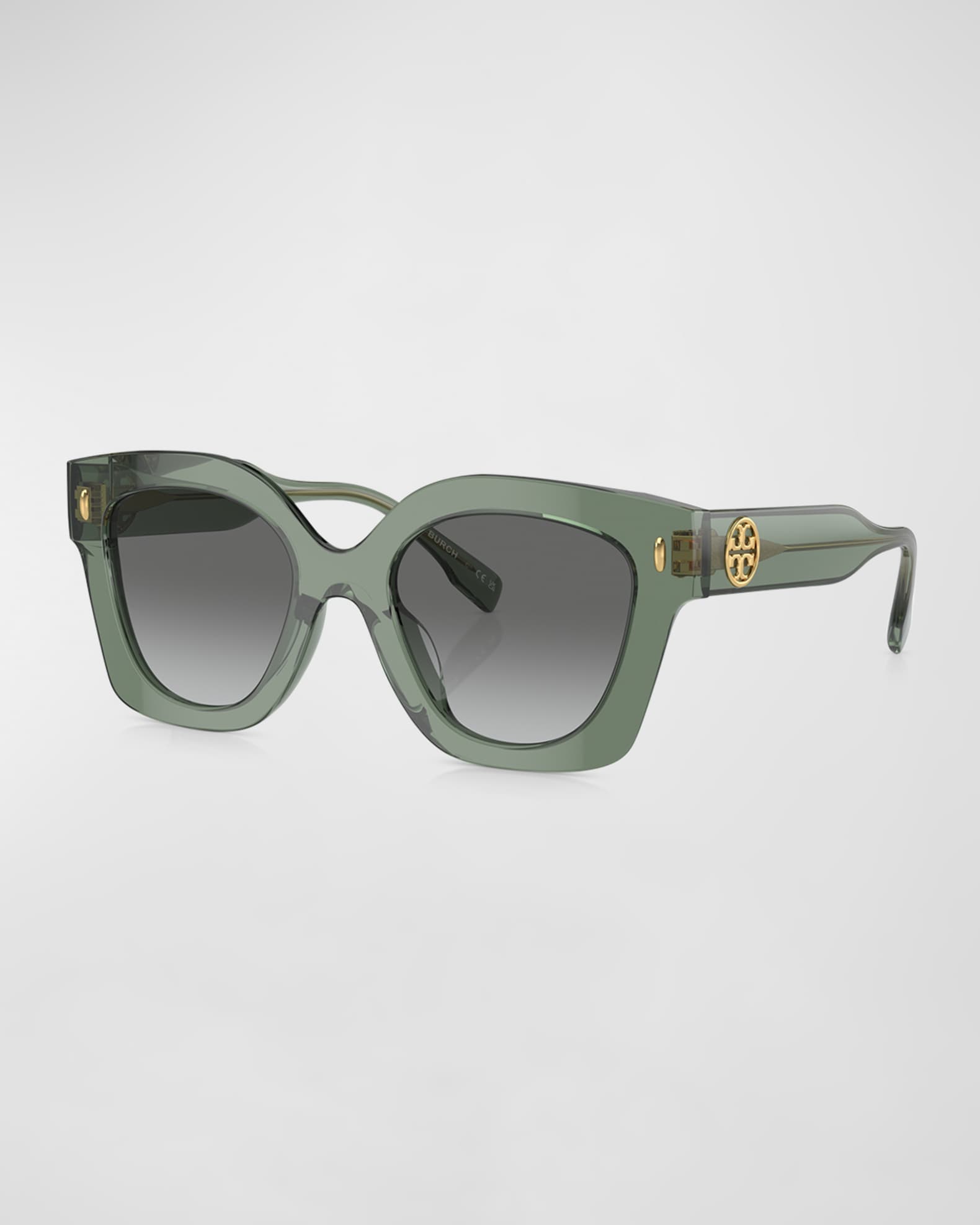 Pushed Miller Acetate Cat-Eye Sunglasses  0