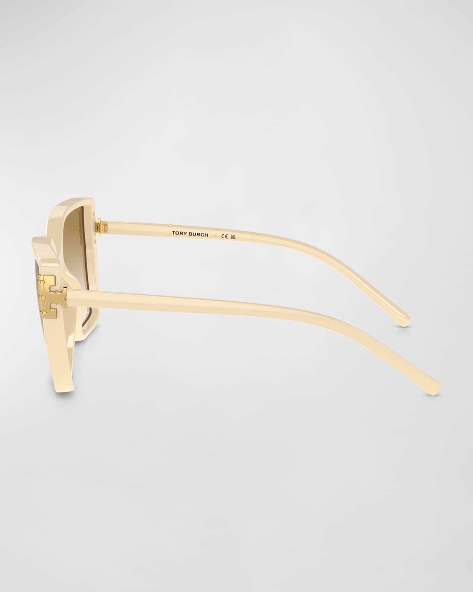 Flat Eleanor Gradient Plastic Square Sunglasses  1