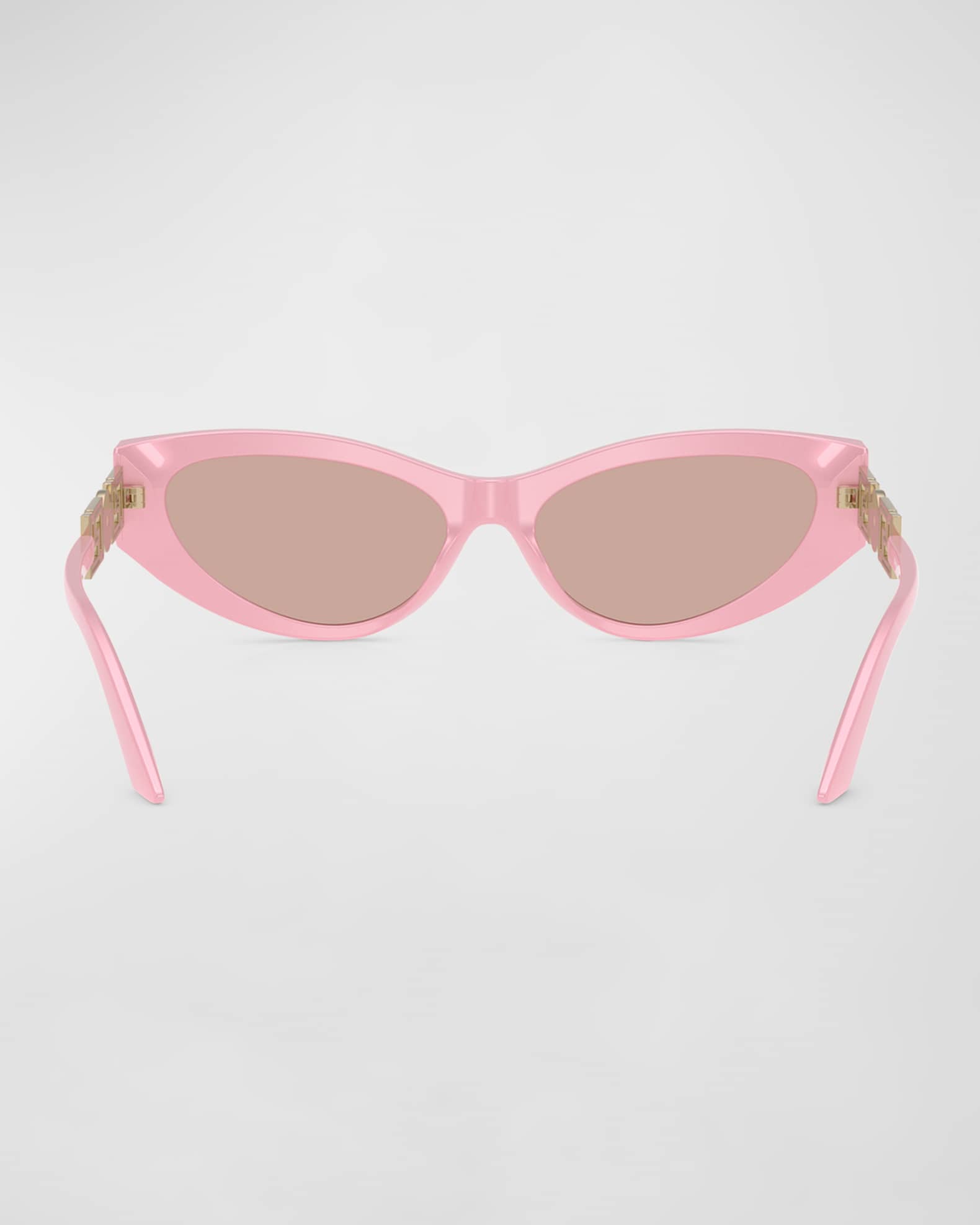 Versace Bright Greca Embellished Cat-Eye Sunglasses | Neiman Marcus