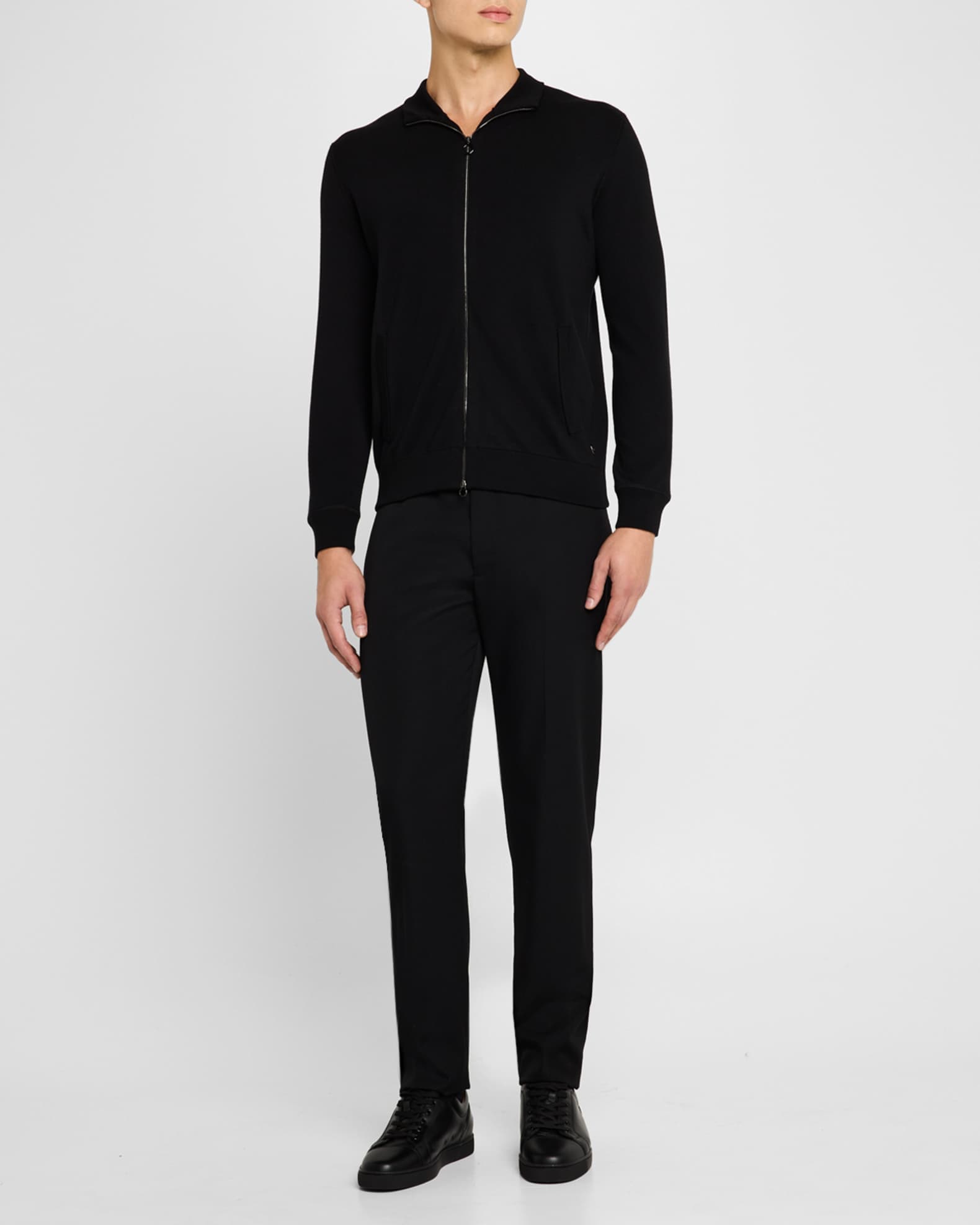 Men's Cashmere Full-Zip Sweater 1