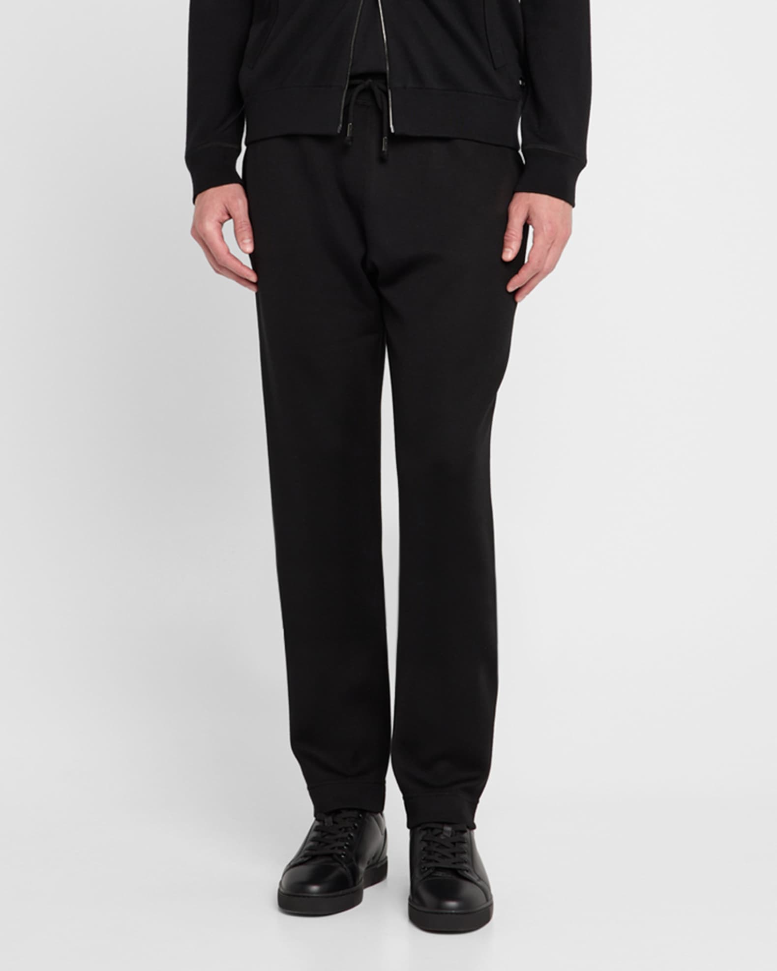 Men's Cashmere Knit Drawstring Pants 1