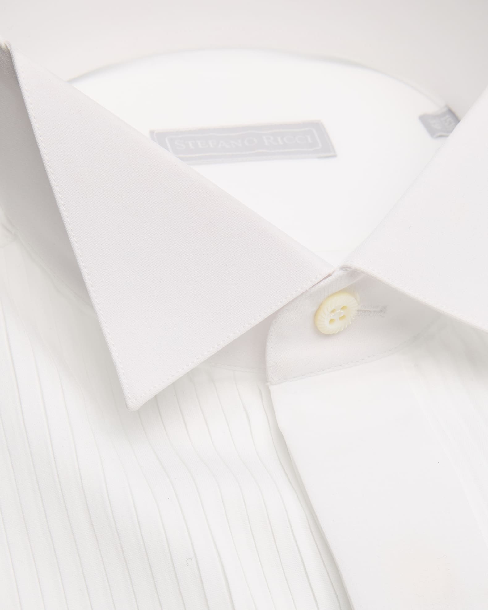 Men's French-Cuff Pleated Bib Dress Shirt 1